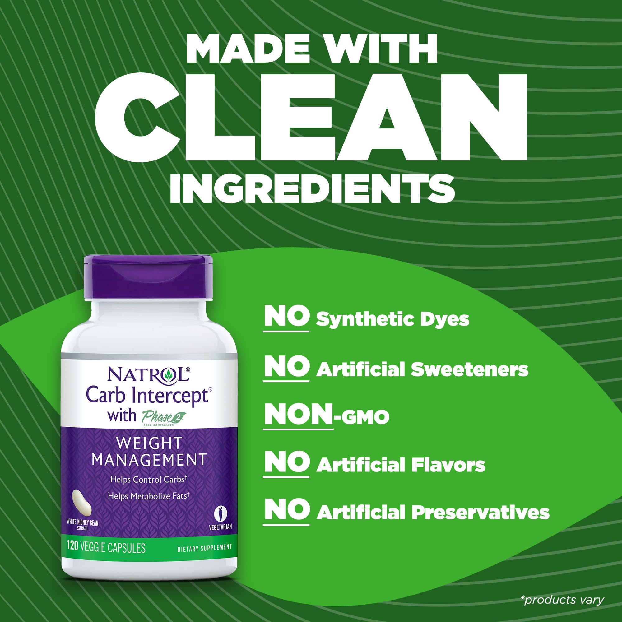 Natrol Carb Intercept Capsules with White Kidney Bean Extract - Controls Carbs, Metabolize Natrol Au supplements