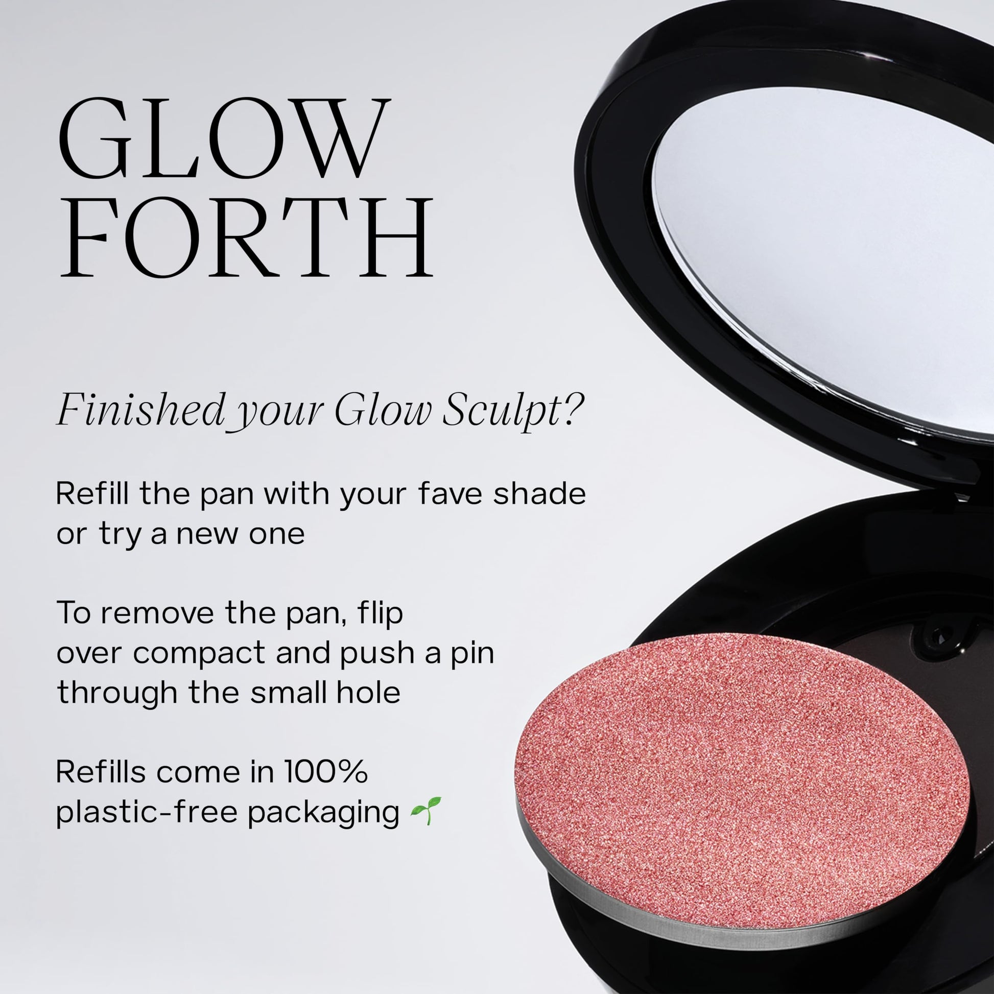 Saie Glow Sculpt Multi-Use Highlighter + Cream Blush - Lightweight Highlighter Makeup with Hyaluronic Acid + Micropearl for Radiant, Glowing Skin - Mauveglow (.02 oz) Saie Au supplements