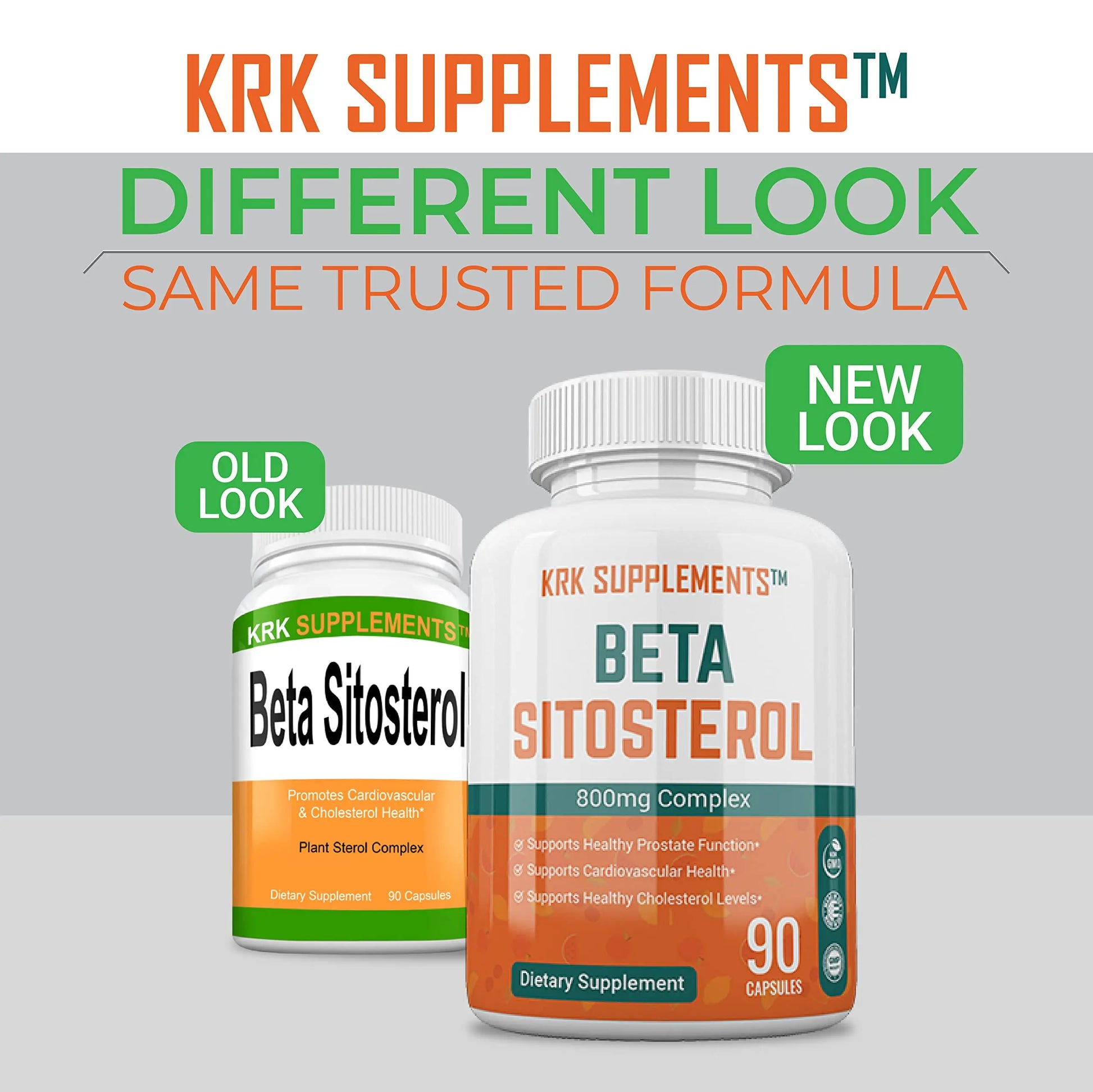 KRK SUPPLEMENTS Bundle Combo for 3 Total Bottles of Beta Sitosterol 800mg KRK SUPPLEMENTS Au supplements