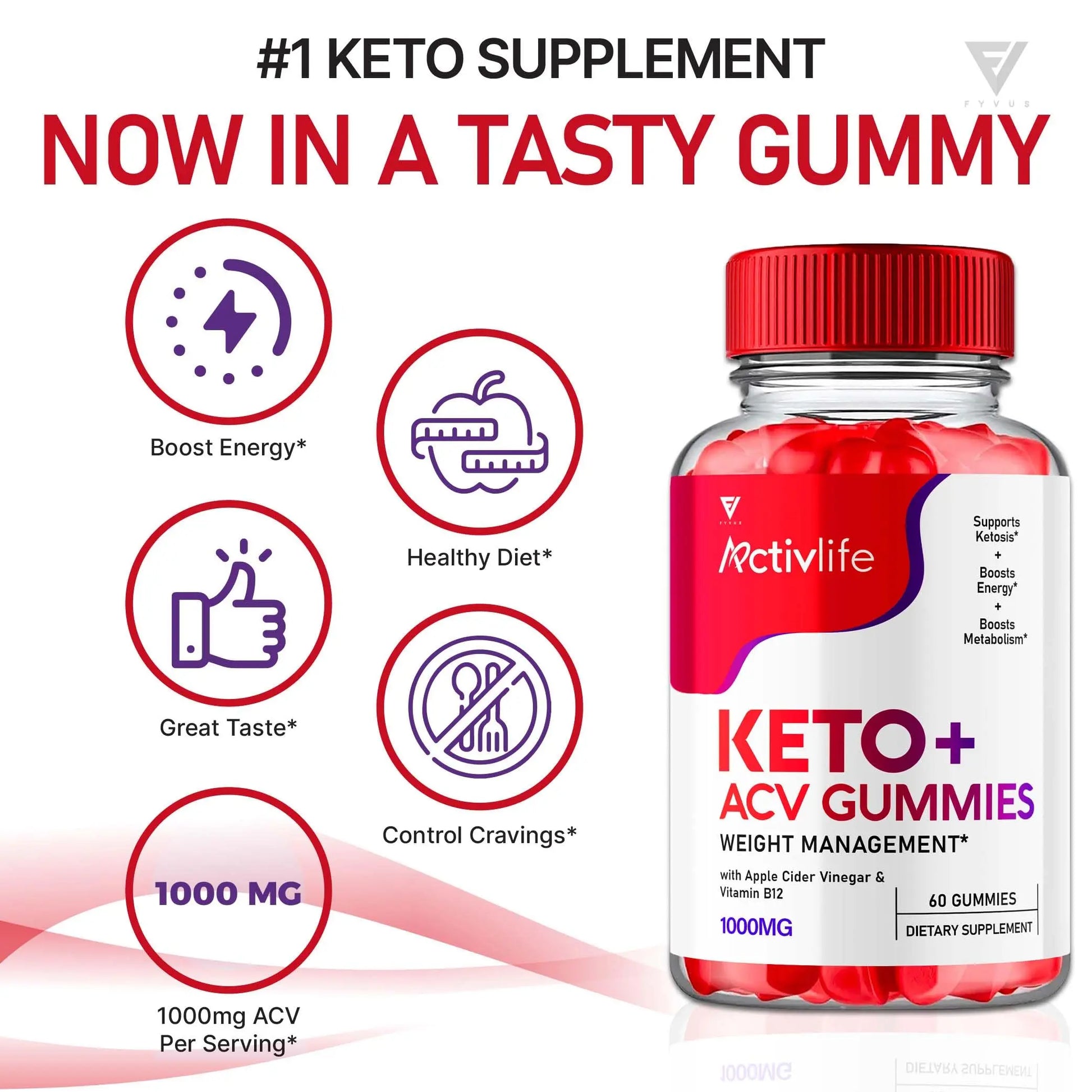(2 Pack) Activlife Keto ACV Gummies Activelife Keto Advanced, Active Life Keto Fyvus Au supplements