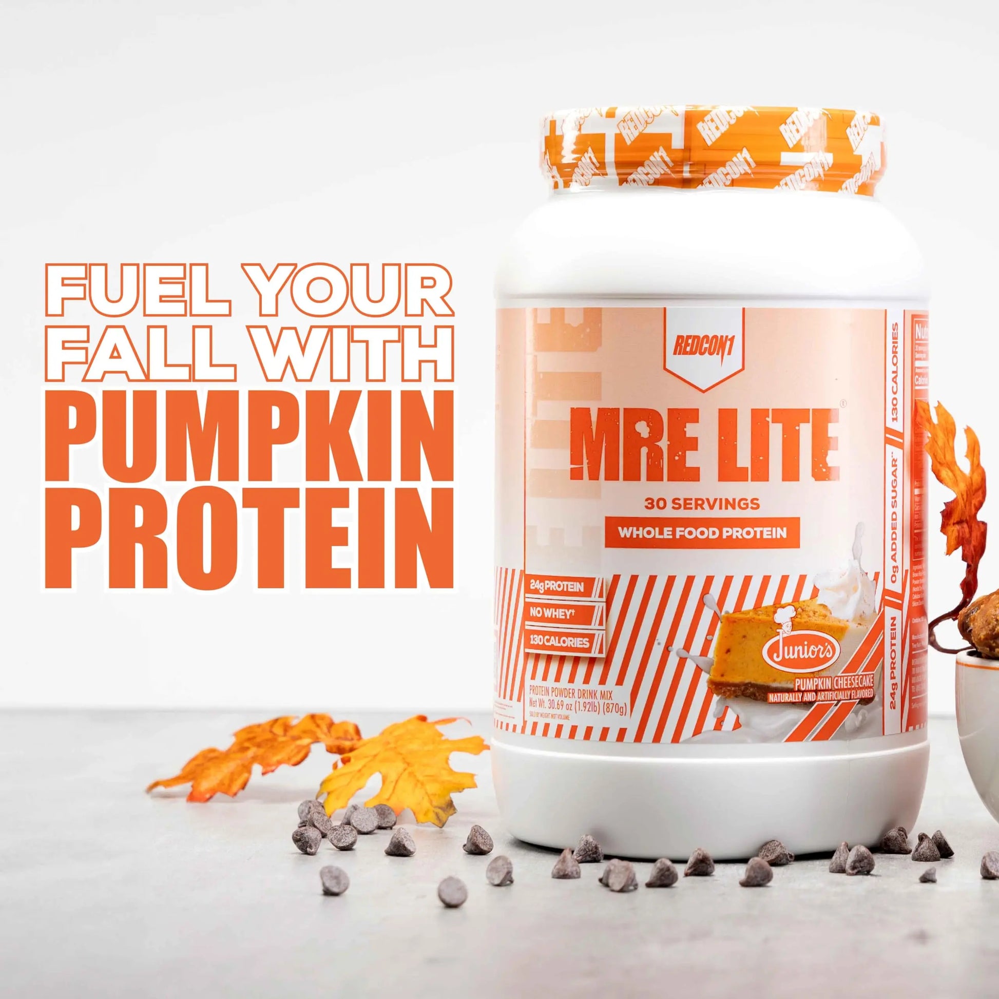 REDCON1 MRE Lite Whole Food Protein Powder, Juniors, Pumpkin Cheesecake - Low Carb REDCON1 Au supplements