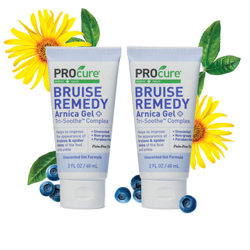 PROcure Arnica & MSM Bruise Remedy Gel – Paraben-Free, Unscented Arnica Montana Gel for Bruising, Spider Veins & Skin Discoloration – 2 Pack PROcure Au supplements