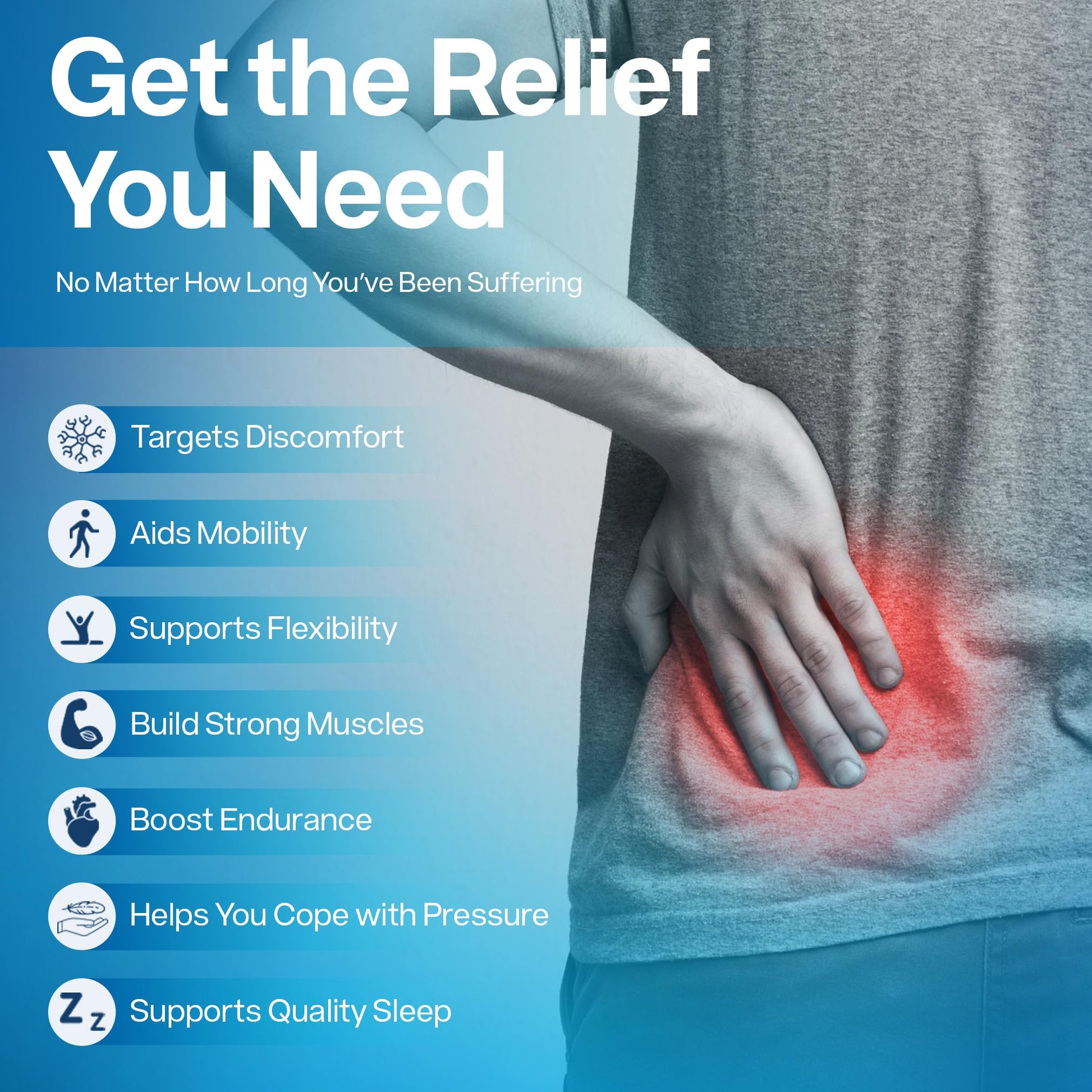 SciatiEase Sciatic Nerve Health Support Supplement - Nerve Support Formula with AlphaPalm, Pea, Vitamin B Complex, Alpha Lipoic Acid 300mg - 3 Bottles SciatiEase Au supplements