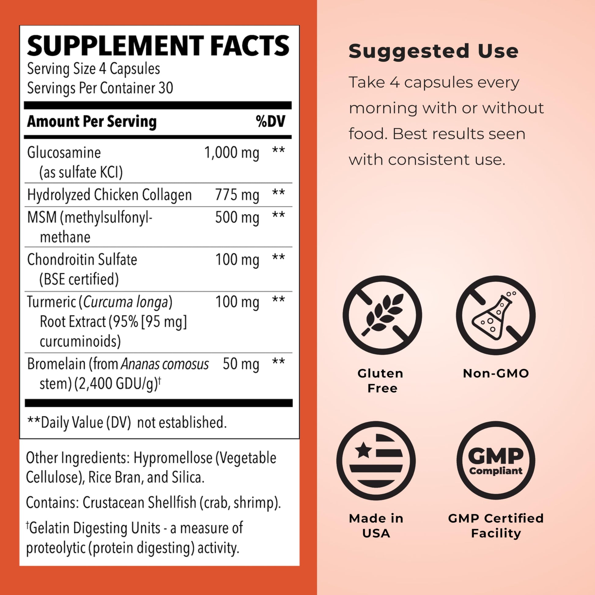 LifeSeasons Mobili-T - Joint Support Supplement - Reduces Aches & Discomforts - Increase Range of Motion - Rebuild Tissue & Cartilage - MSM Chondroitin Collagen Glucosamine & Turmeric - 120 Capsules LifeSeasons Au supplements