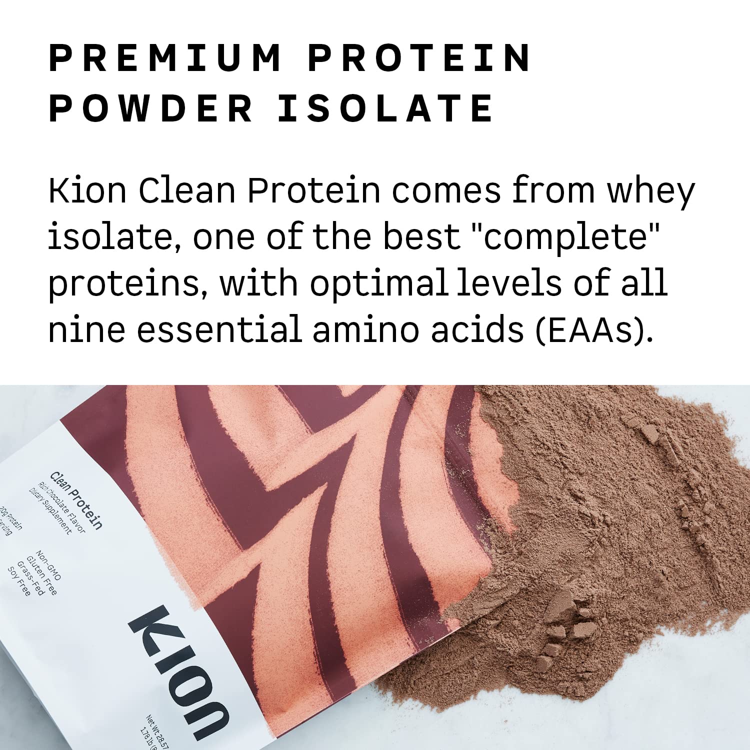 Kion Clean Protein | Grass-Fed & Pasture-Raised Whey Isolate Protein Powder Kion Au supplements