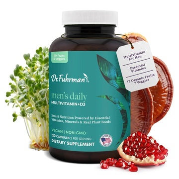 Dr. Fuhrman 2 Month Supply Multivitamin for Men + D3 Vitamin for Immune Support | Vegan Formula Womens Multivitamin with B12 & Zinc | Dr. Fuhrman Au supplements