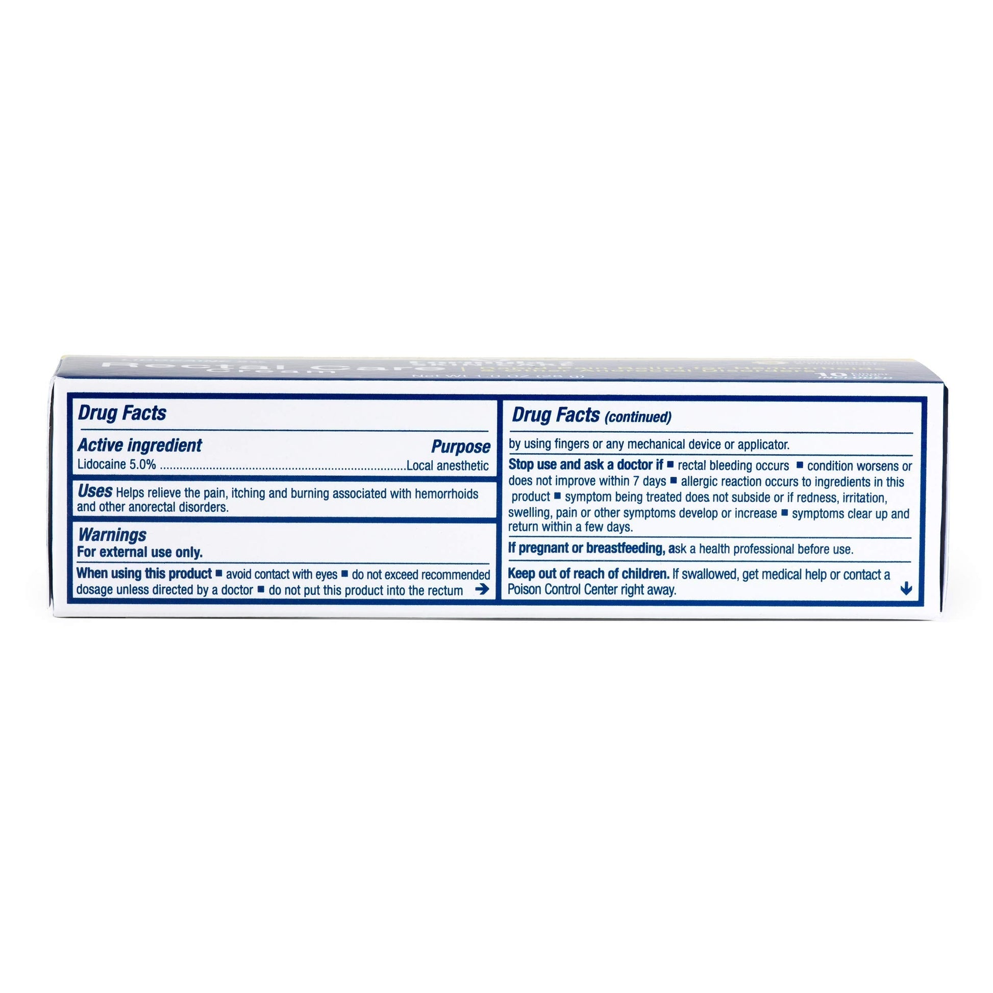 Pharmacist Formulated - Rectal Care Cream - Pain Relief for Hemorrhoids Formula 2 Skin Care Au supplements