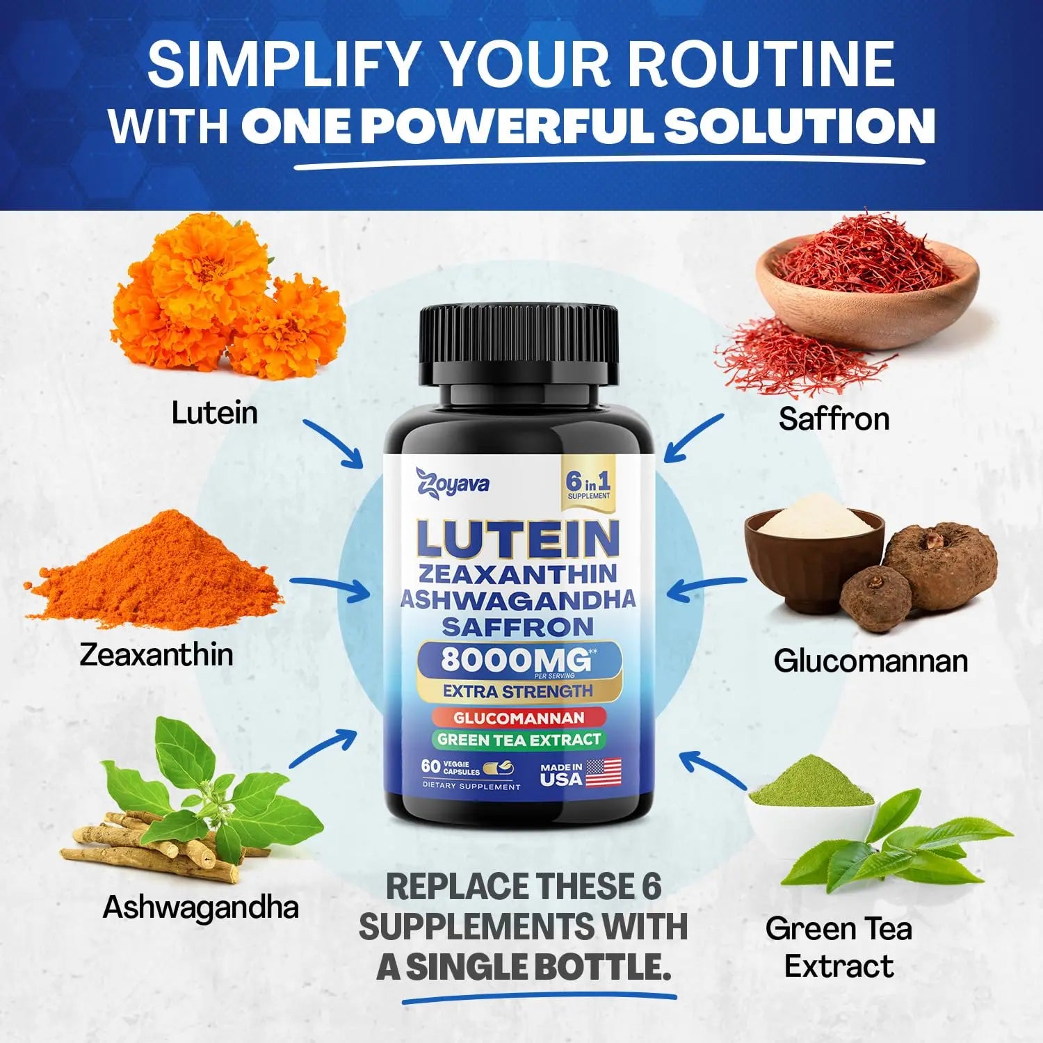 Zoyava Sea Moss 16-in-1 and Lutein 6-in-1 Bundle Zoyava Au supplements