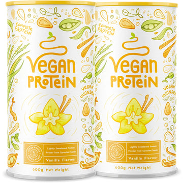Vegan Protein Powder Vanilla - 1.2kg(80 servings) - 100% Plant Based Protein Powders Alpha Foods Au supplements