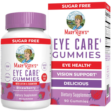 MaryRuth Organics Eye Care Gummies | Eye Health Vitamins for Adults and Kids | Lutein and Zeaxanthin Supplements | for Eyes | Vegan | Non-GMO | Gluten Free | 90 Count MARYRUTH'S Au supplements