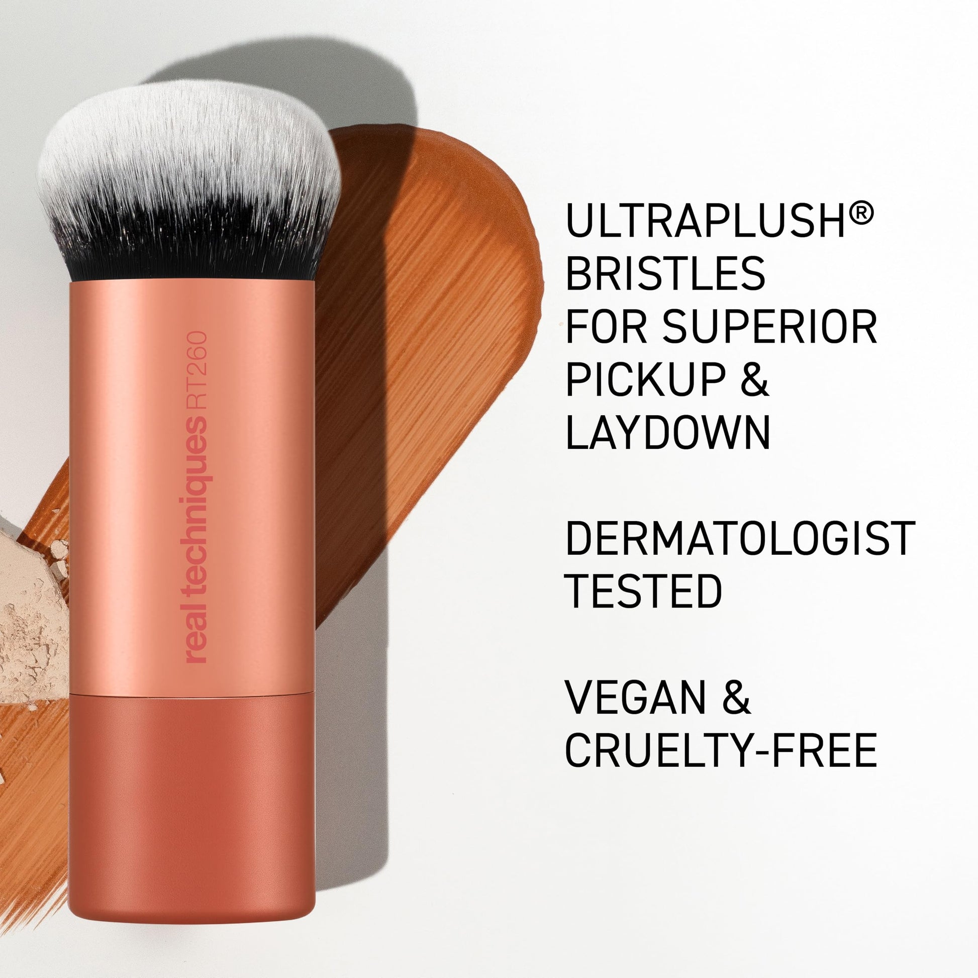 Real Techniques Bubble Blending Makeup Brush, Multipurpose Foundation Brush For Liquid, Cream, & Powder Products, Unique Round Brush Head, Synthetic Bristles, Vegan & Cruelty Free, 1 Count Real Techniques Au supplements