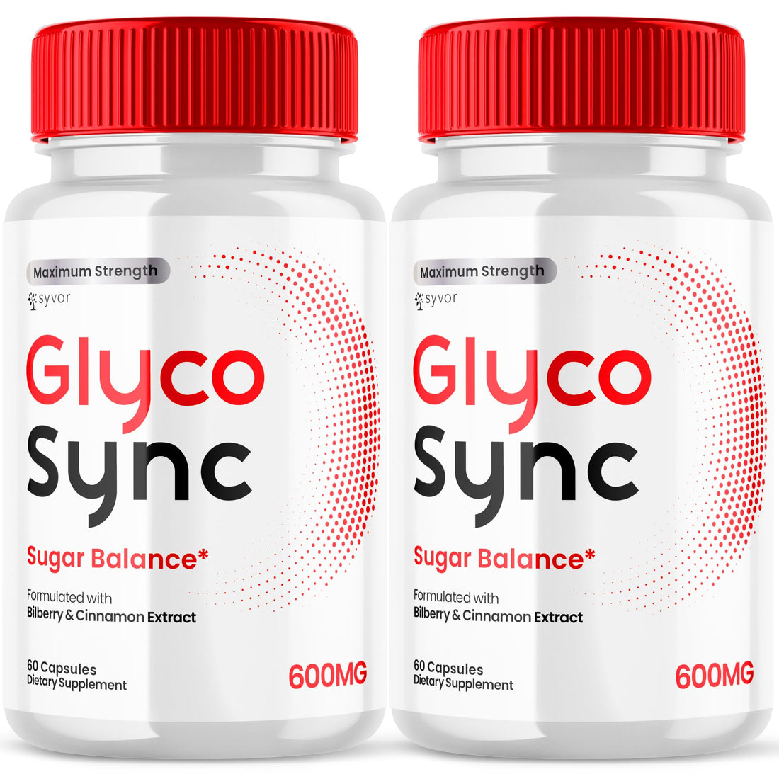 (2 Pack) Glyco Sync Capsules, Official Glyco Sync Balance Pills with All Natural Ingredients, Advanced Formula GlycoSync Joint Health and Wellness Support Max Strength for Men & Women (120 Capsules) Syvor Au supplements