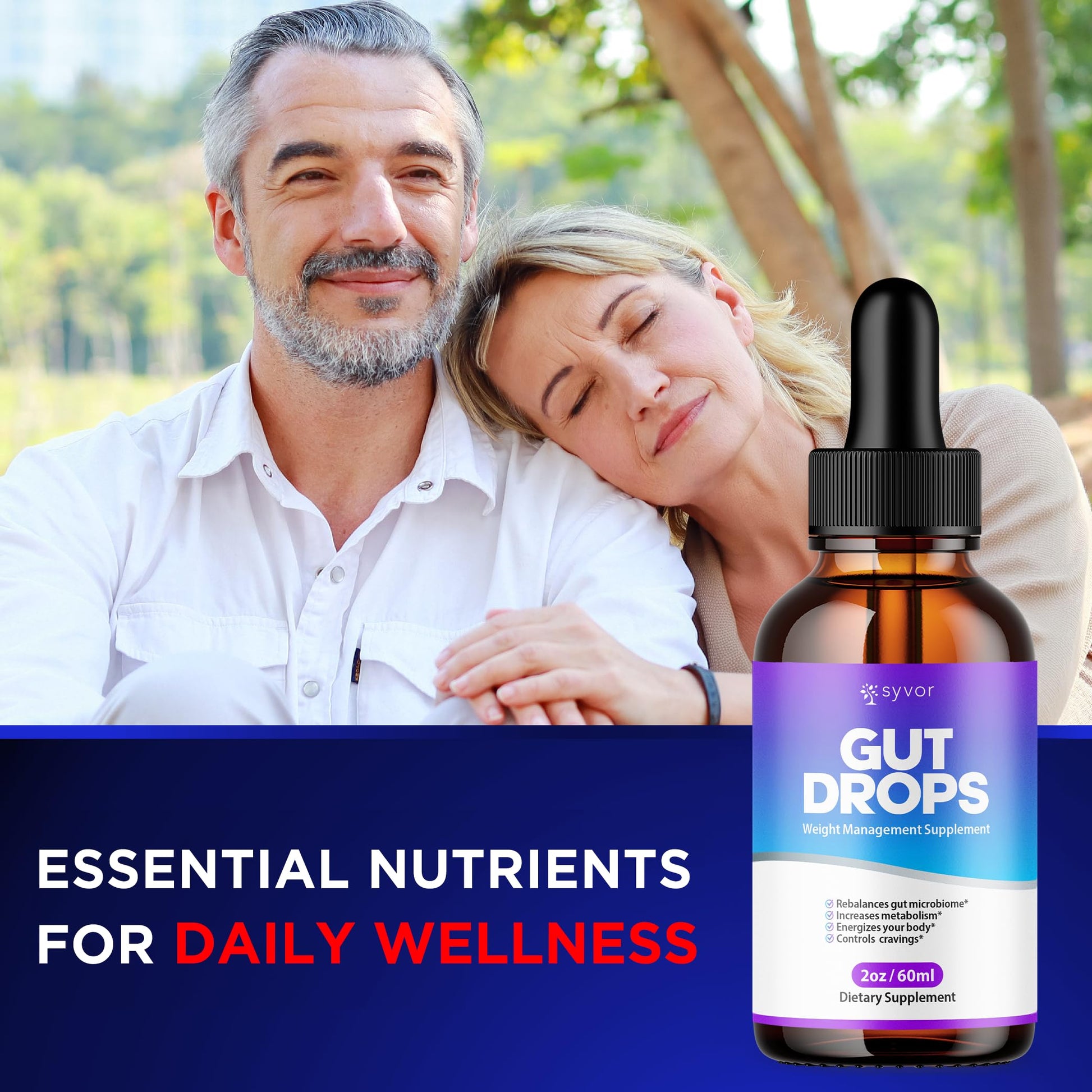 Gut Drops, Official Gut Drops Liquid Supplement Advanced All Natural Vitamin Formula, GutDrop Maximum Strength Biome Support for Health Energy and Wellness Support for Men and Women (30 Servings) Syvor Au supplements