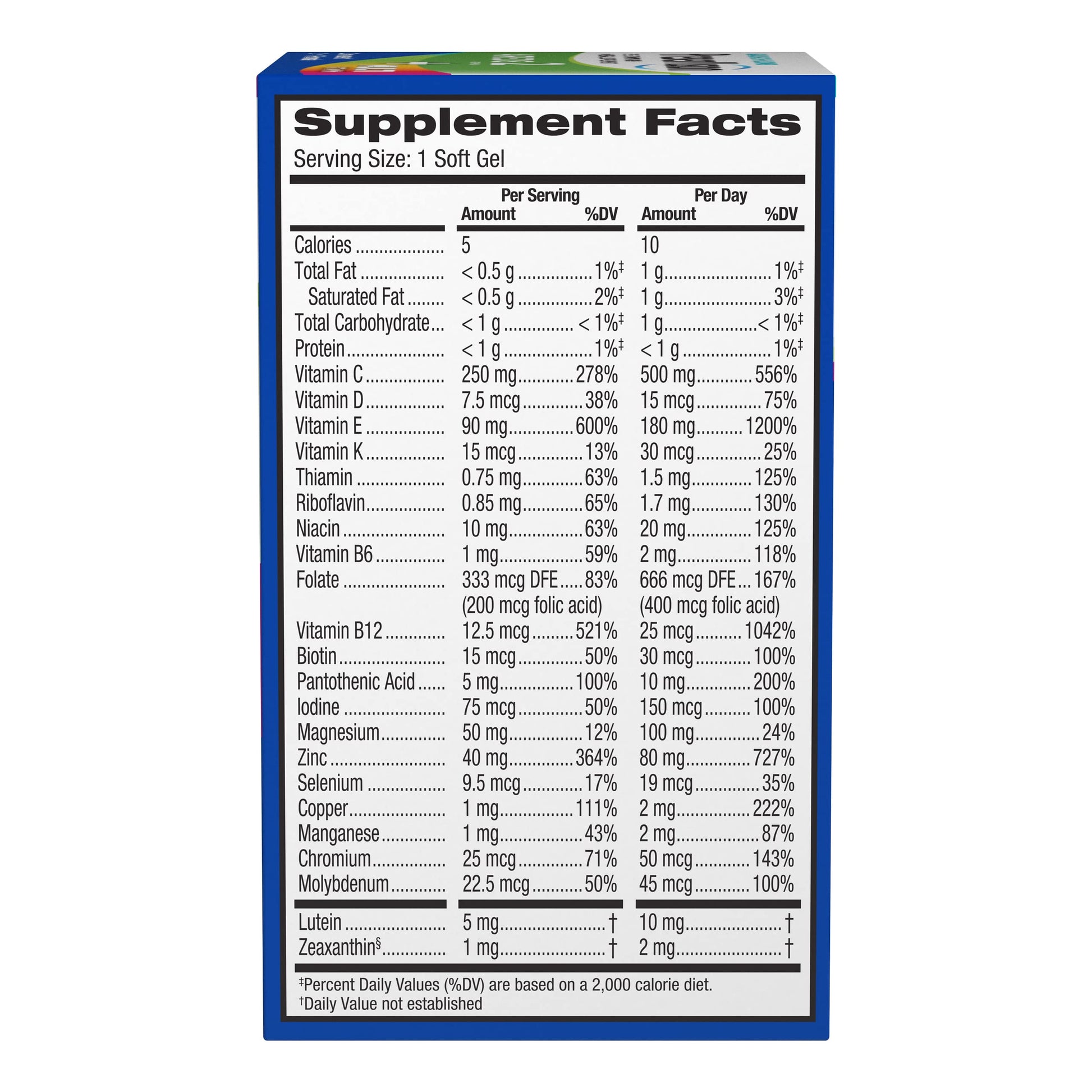PreserVision AREDS 2 + Multivitamin, #1 Eye Doctor Recommended Brand, 2-in-1 Eye Vitamin with Lutein, Zeaxanthin, Zinc, and Vitamin C, D & E, 100 Softgels PreserVision Au supplements