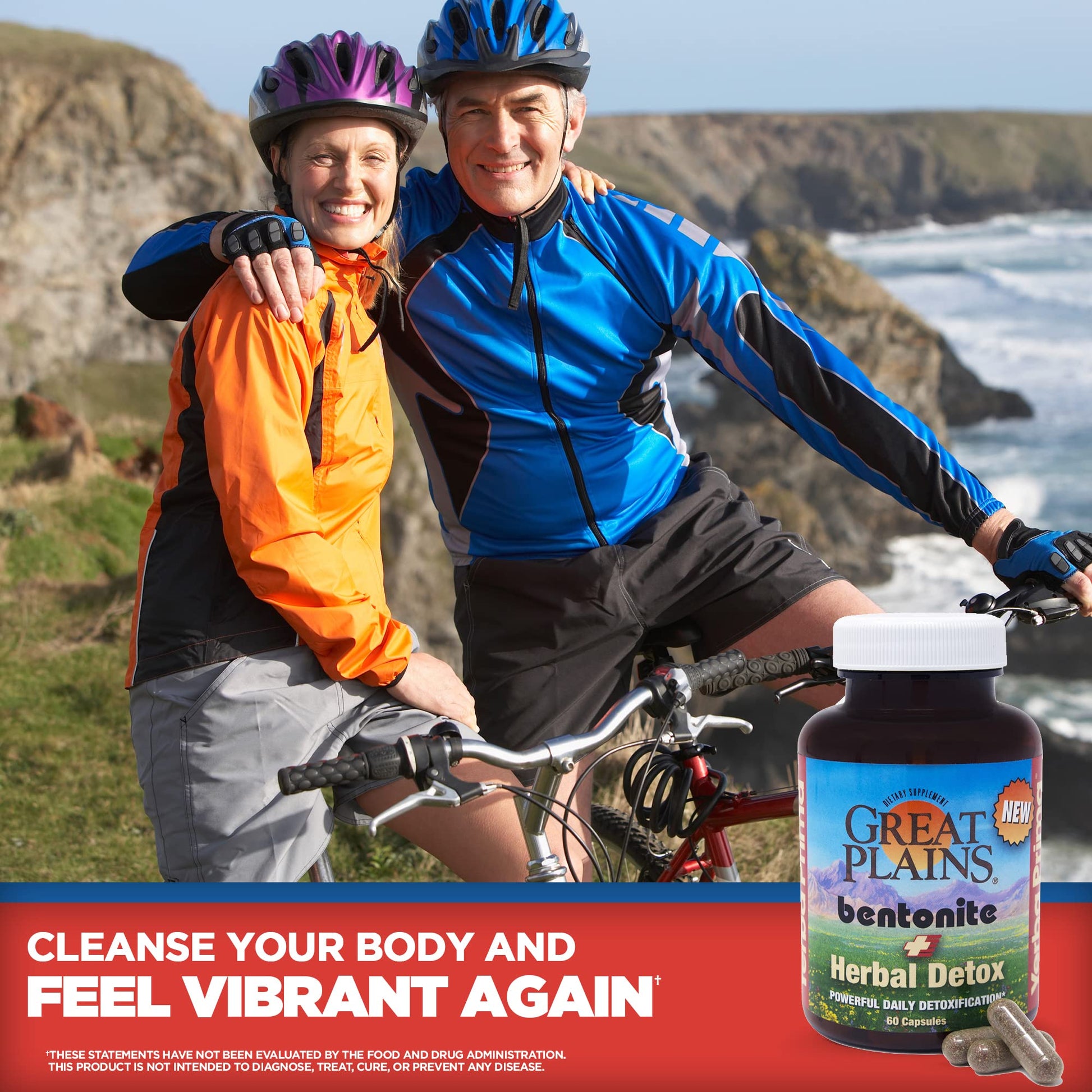 Yerba Prima Bentonite Clay Plus Herbal Detox - 60 Veggie Capsules - Natural Cleansing Supplement Yerba Prima Au supplements