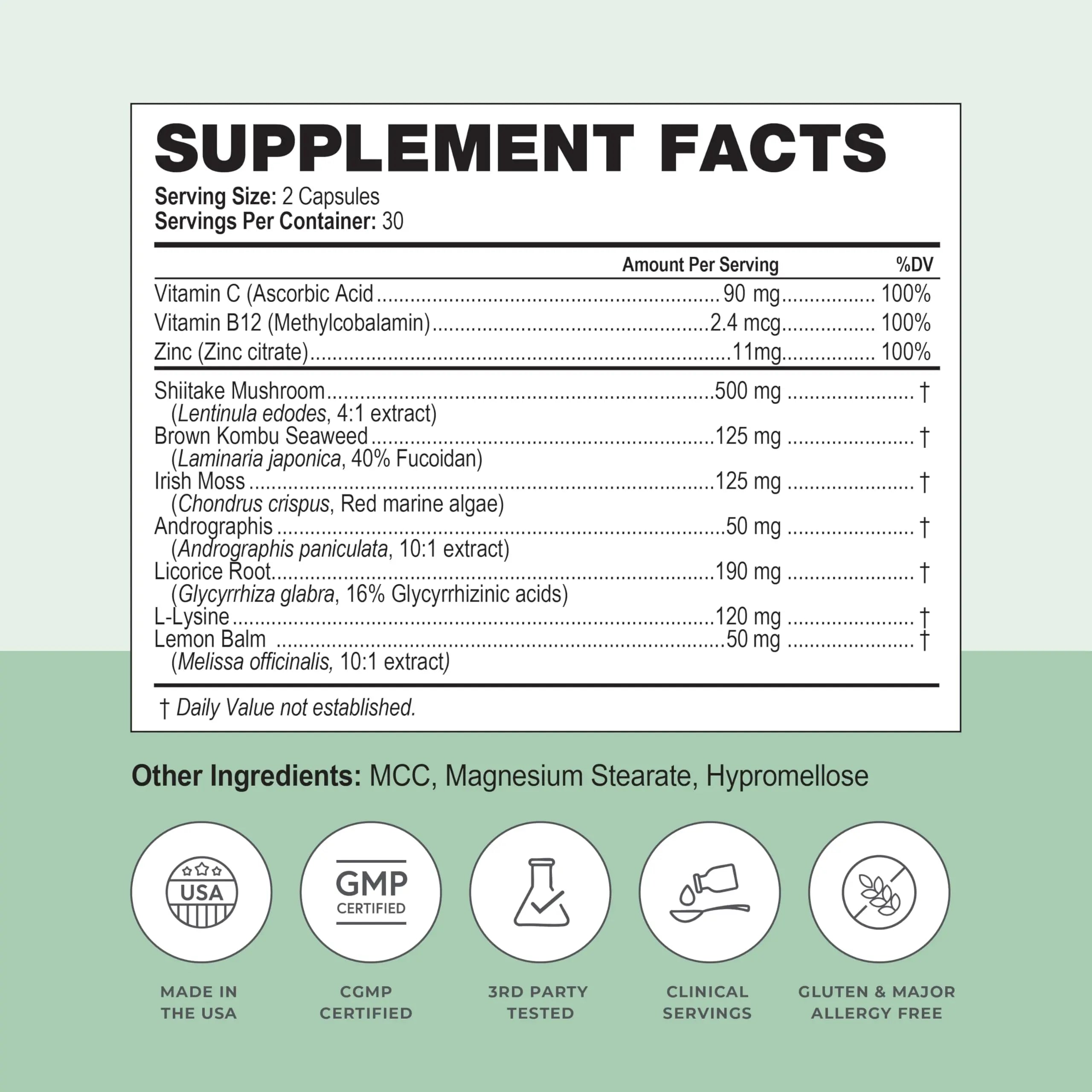 Simplix | Natural Supplement to Strengthen The Immune System | Respond to Outbreaks | Source of Highly Researched Mushroom & Seaweed Polysaccharides 60 Veggie Capsules (3 Pack) (180 Count) Papillex Au supplements