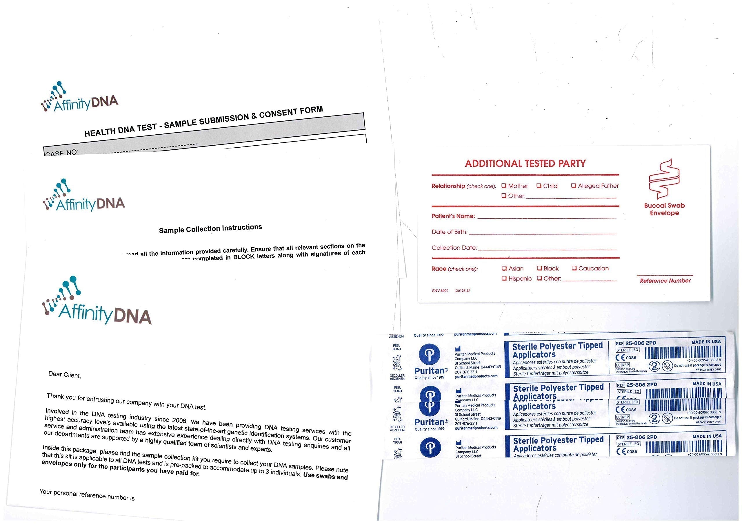 AffinityDNA Oral Microbiome Test Kit | Oral Bacteria Test for Dental Health | at Home Cheek Swab Sample Collection Kit | Results in 10-15 Working Days | No Extra Fees AffinityDNA Au supplements