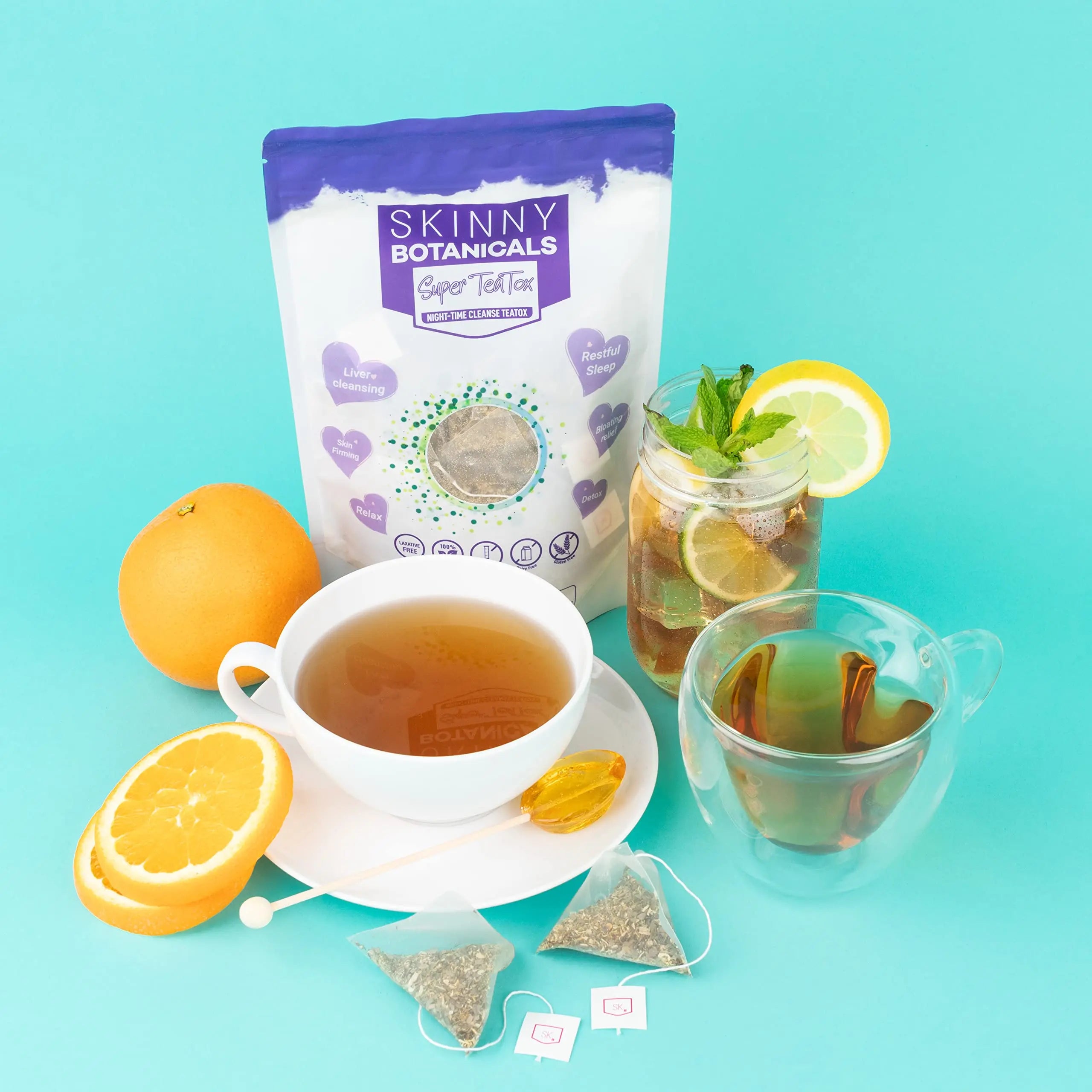 Skinny Botanicals Evening Detox Tea for Body Cleanse All Natural - Laxative-Free Skinny Botanicals Au supplements