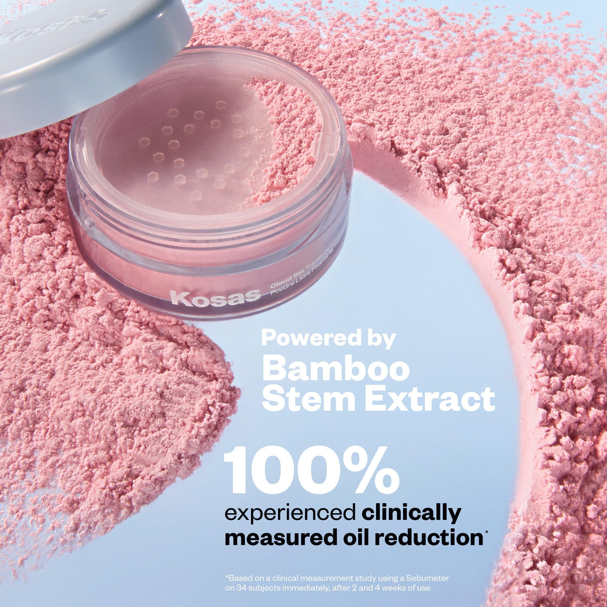 Kosas Cloud Set Loose Setting Powder – Talc-Free Translucent Face Powder for Oil Control, Ultra Sheer Pink Kosas Au supplements
