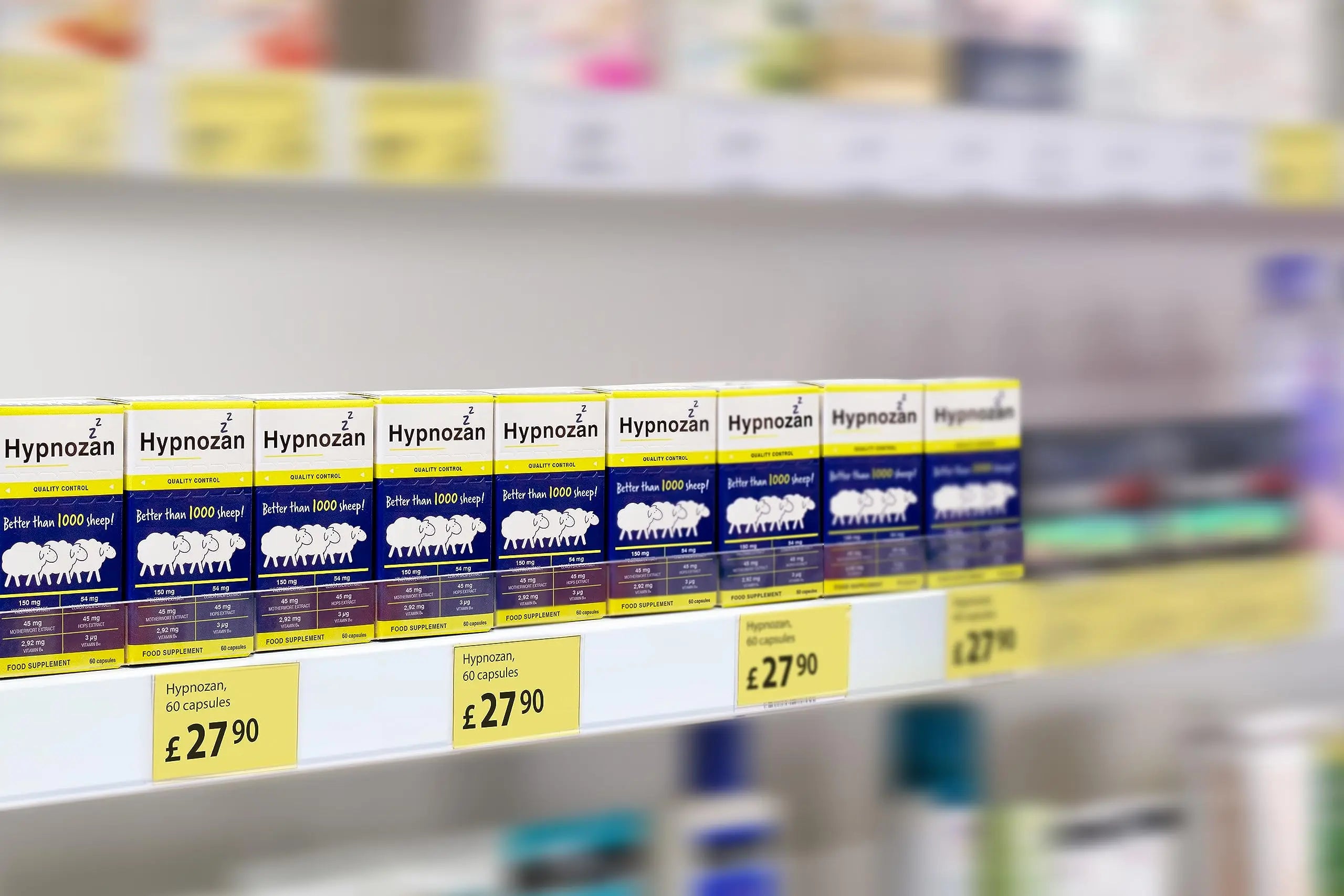Hypnozan. 60 Easy Nights in Every Pack - 60 Capsules, Just One Before Bed. Natural Vox pharmaceutica Au supplements