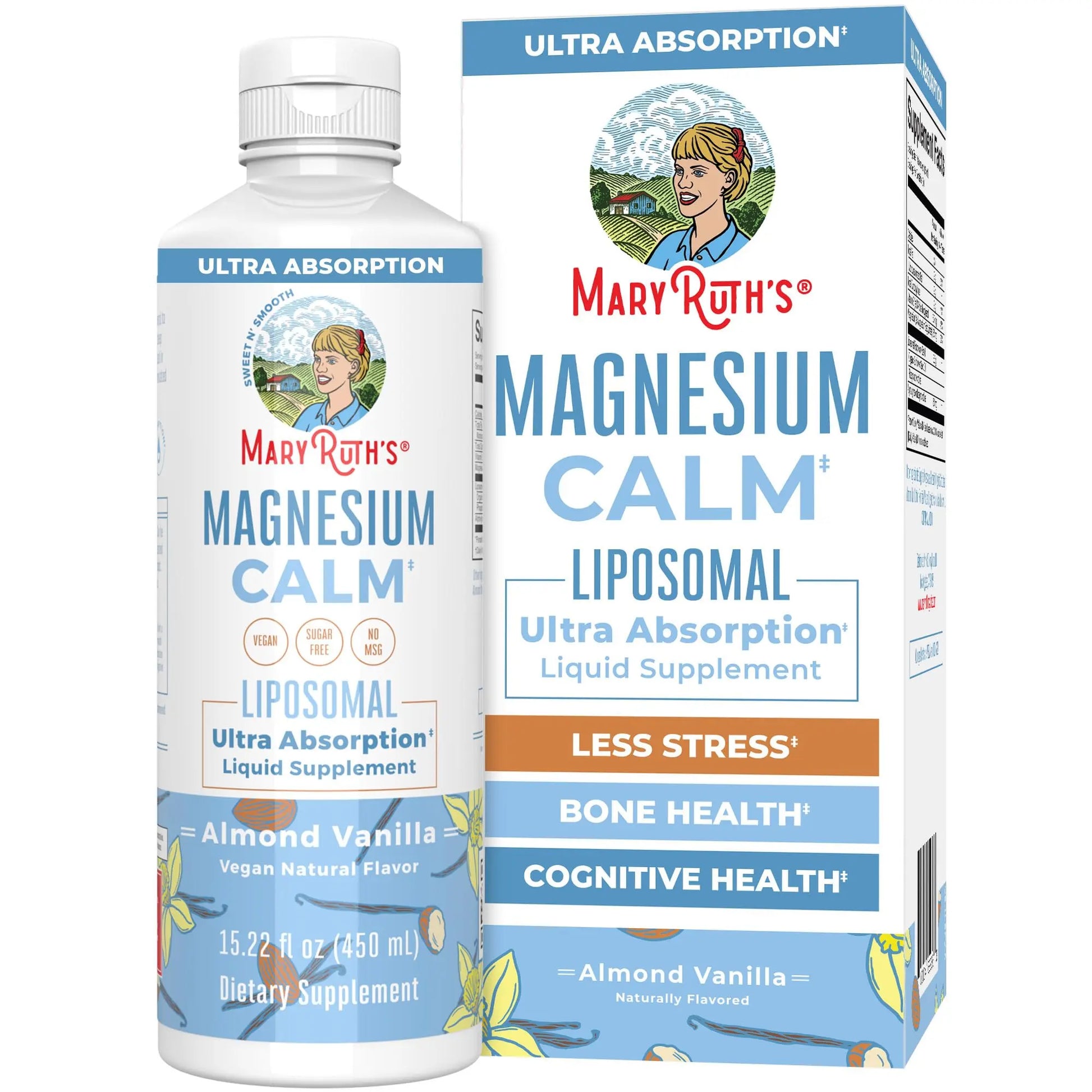 MaryRuth Organics Magnesium Liposomal| Magnesium Supplement | Magnesium Bisglycinate | Muscle & Bone Support | Mood Support Vitamin | Vegan | Non-GMO | Gluten Free | 15.22 Fl Oz | 30 Servings MARYRUTH'S Au supplements