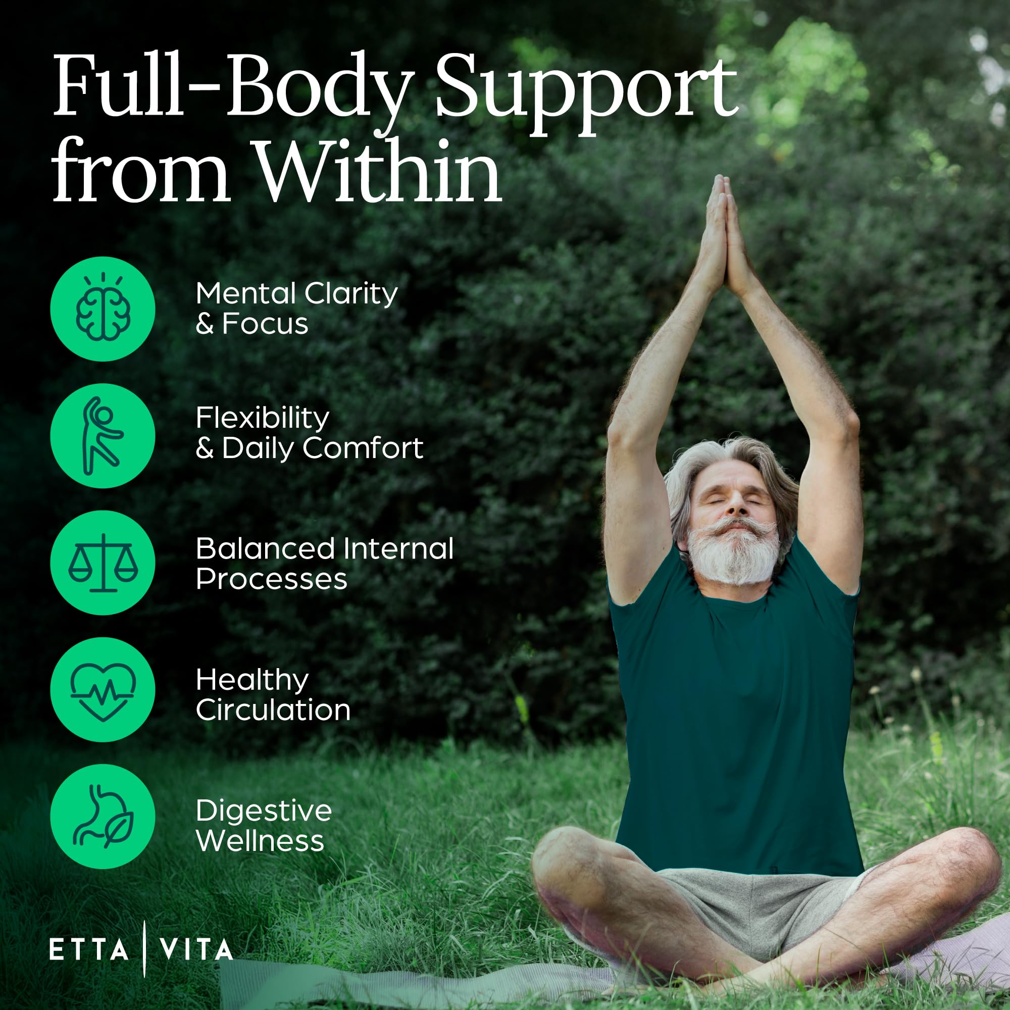 Potent Nattokinase 4000 FU Serrapeptase 240000 SPU Lumbrokinase 2000 FU Supplement - Proteolytic Enzymes Capsules for Energy Support, Digestion, Detox, Cognition & Gut Health for Men & Women Etta Vita Au supplements