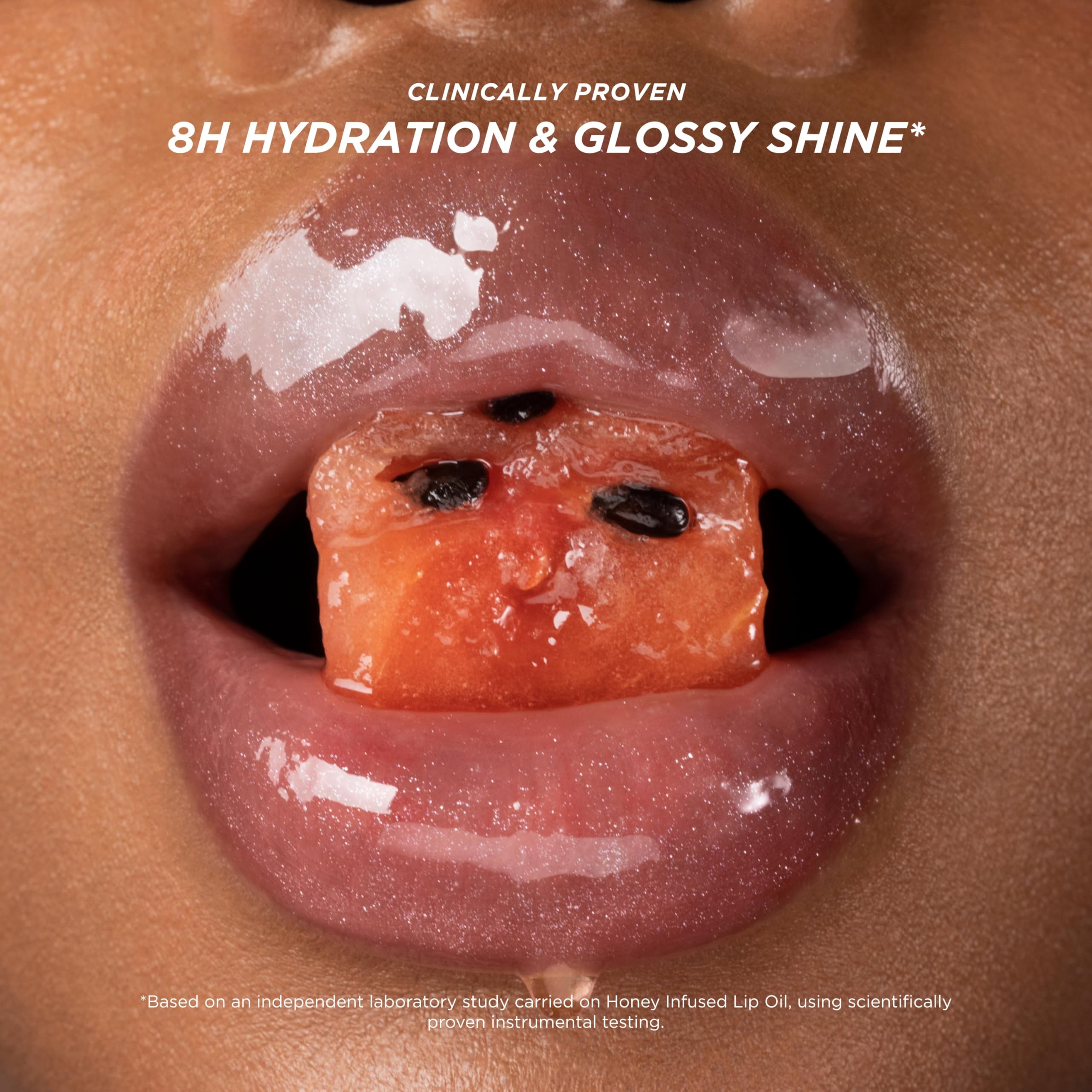 Gisou Honey Infused Hydrating Lip Oil, Nourishing Lip Moisturizer for Dry Lips (Watermelon Sugar) Gisou Au supplements
