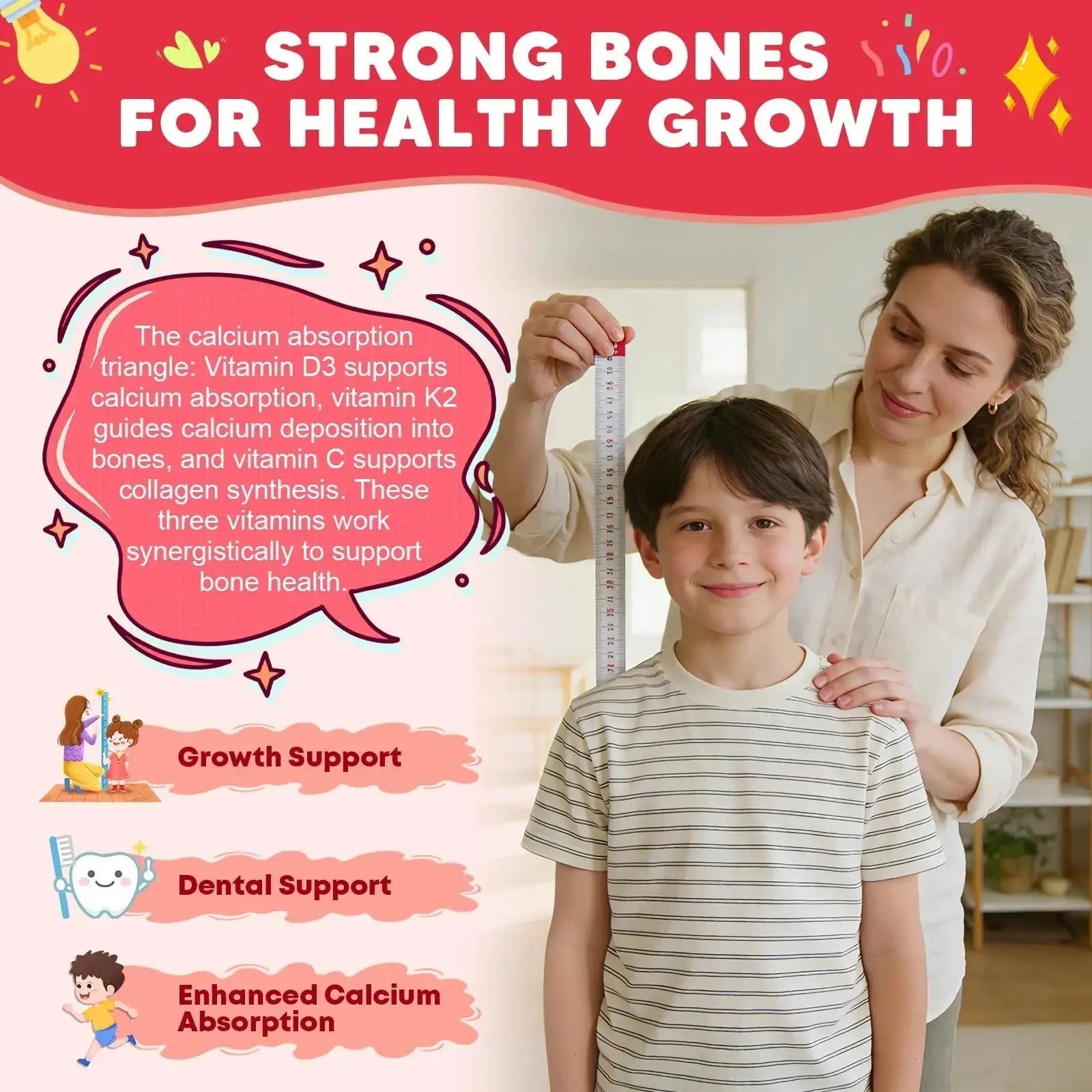 Sugar Free Calcium Multivitamin Gummies for Kids - Nutritional, Immune, Bone Support, Whole Multivitamin, with Vitamins A, C, D, B1, B2, B6, Folate JIANKYTZ Au supplements