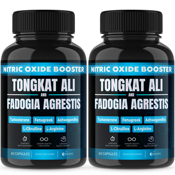 (2 Pack) Tongkat Ali Fadogia Agrestis Nitric Oxide Ashwagandha Supplement for Men Dr. Emy's Au supplements
