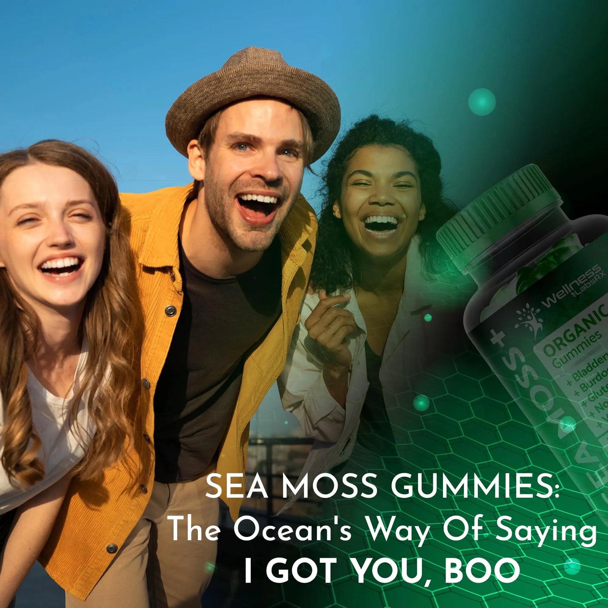 WELLNESS LABSRX Sea Moss Gummies, 3200mg Organic Seamoss, Irish Sea Moss WELLNESS LABSRX Au supplements