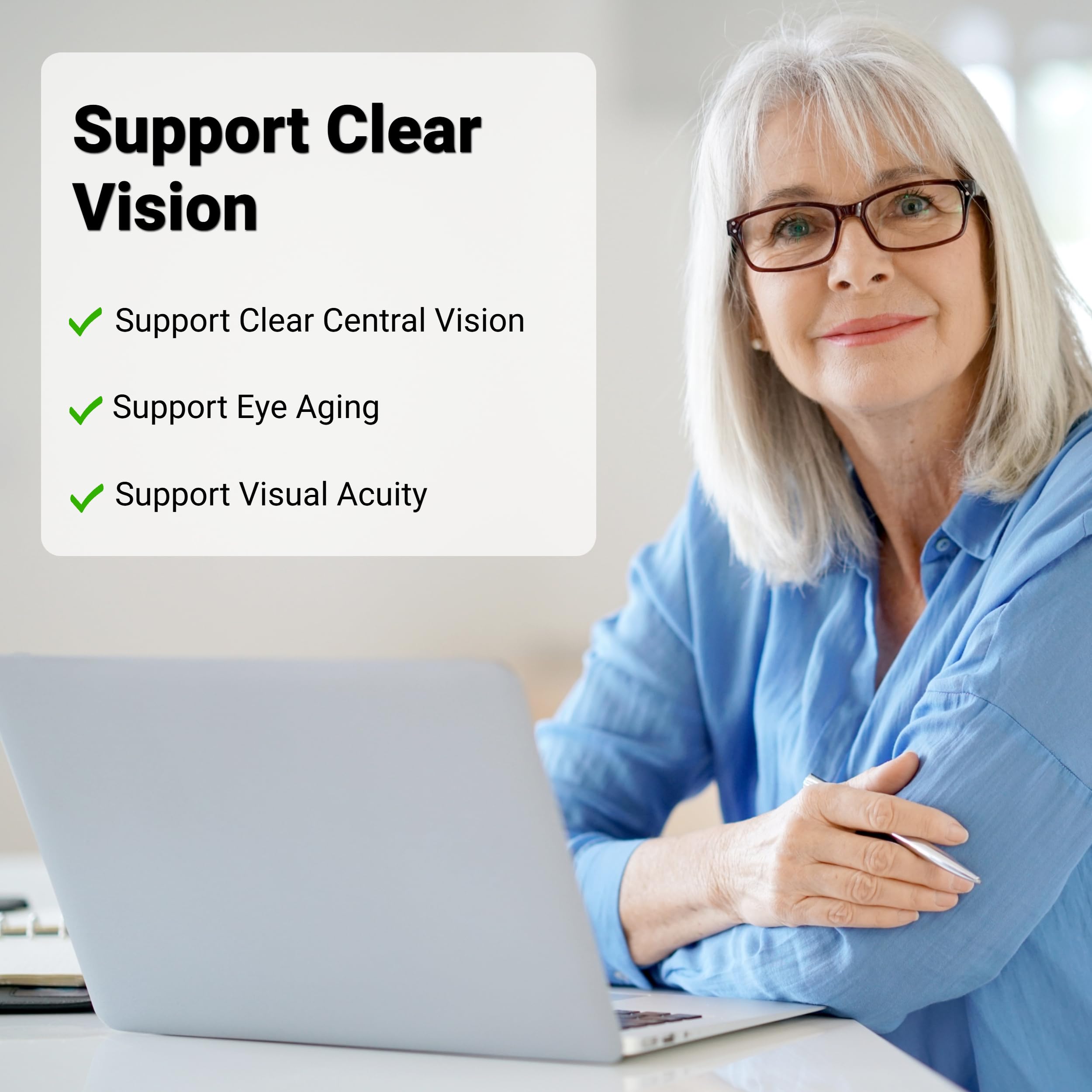 UpNourish AREDS 2 Eye Vitamins for Seniors - Lutein Eye Health Supplement for Adults - Computer Eye Strain Relief, Ocular Health and Dry Eye Support - Vision & Eye Supplements for Women and Men UpNourish Au supplements