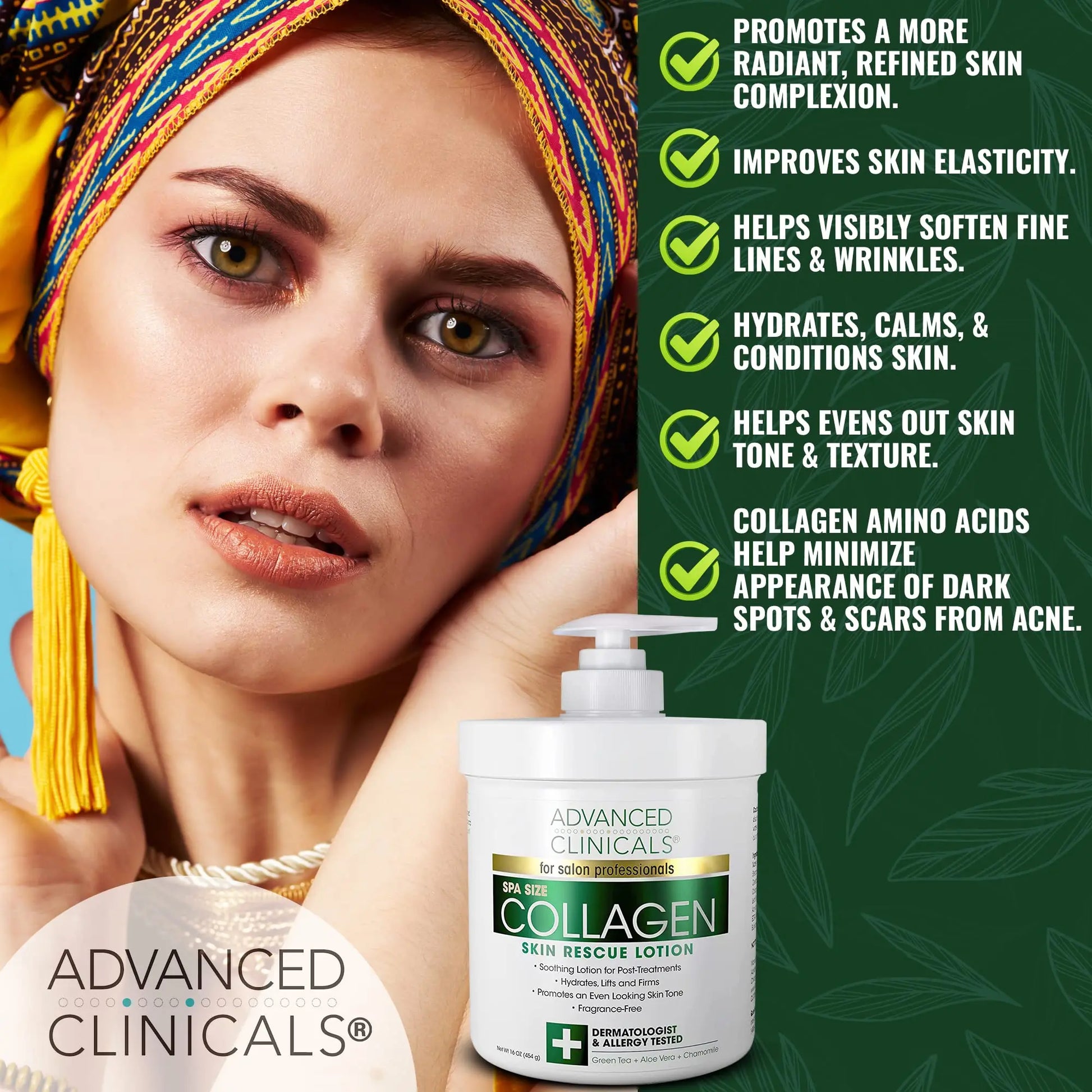 Advanced Clinicals Retinol Body Lotion + Collagen Cream 2pc Body Skin Care Set Advanced Clinicals Au supplements