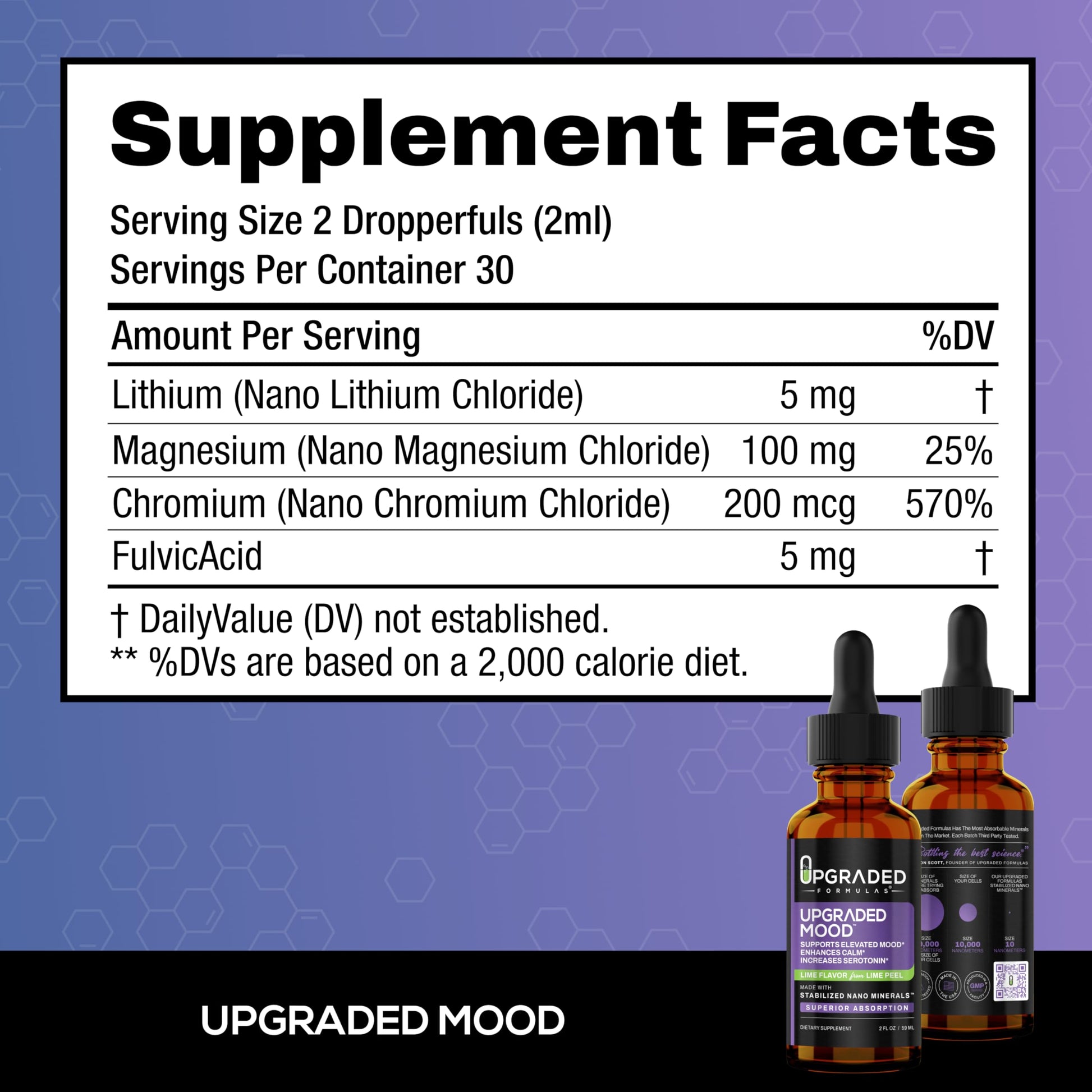 Upgraded Formulas Mood Support Supplement - Feel Calm and Uplifted All Throughout The Day, 2 fl oz Upgraded Formulas Au supplements