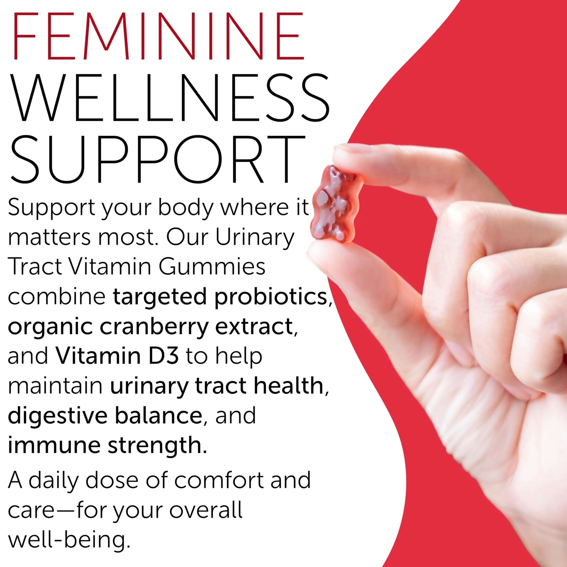 Cranberry Gummies UTI Treatment for Women | Urinary Tract Support for Women | Daily UTI Defense with Cranberry & Probiotics | Promotes Urinary Comfort & Normal Frequency | 60 Gummies Terramed Just Think Comfort Au supplements