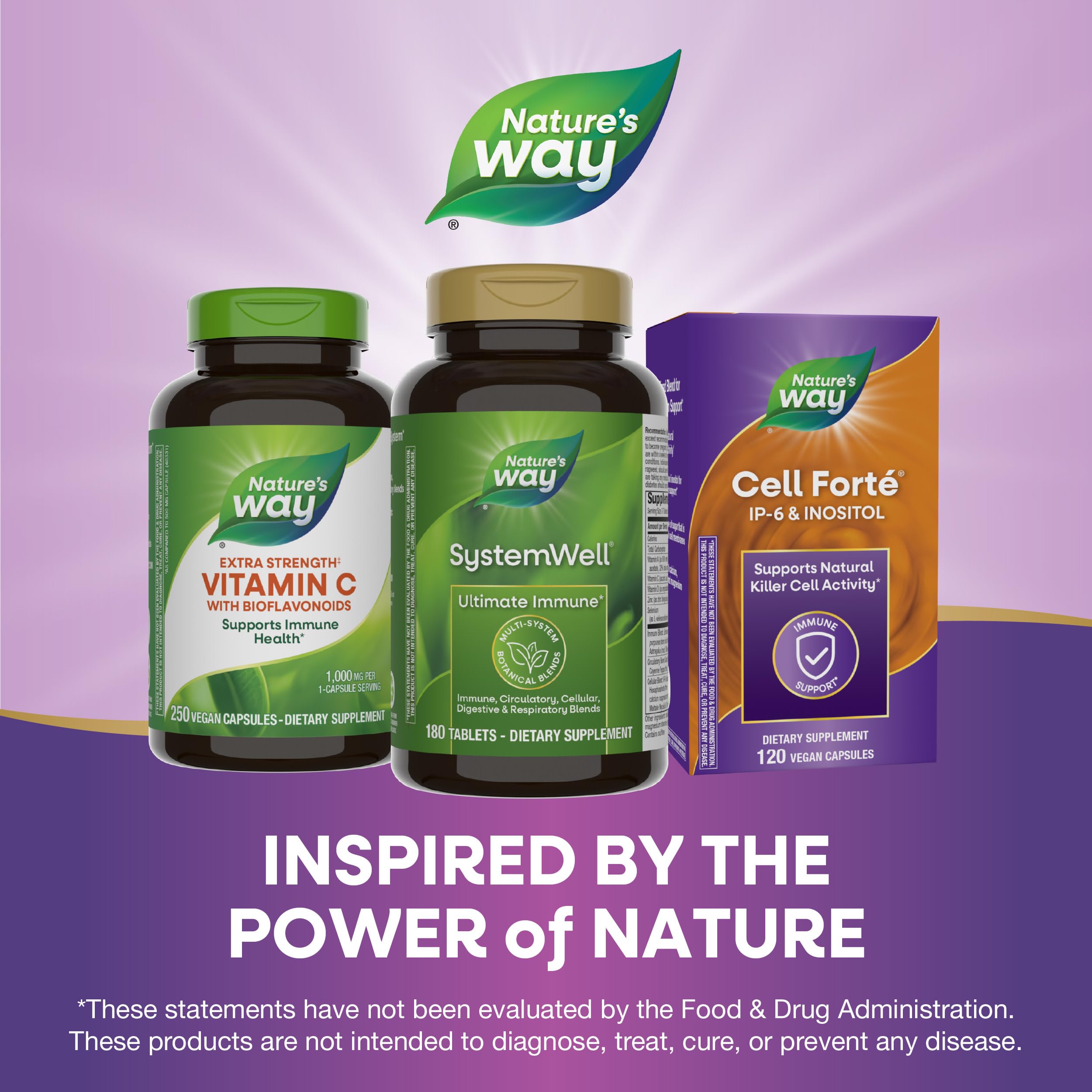 Nature's Way Systemwell Ultimate Immune* with Vitamins C, A, D, Zinc, & Selenium, Multi-System Botanical Blends Including Immune, Respiratory, Digestive & Circulatory, 180 Tablets (Packaging May Vary) Nature's Way Au supplements