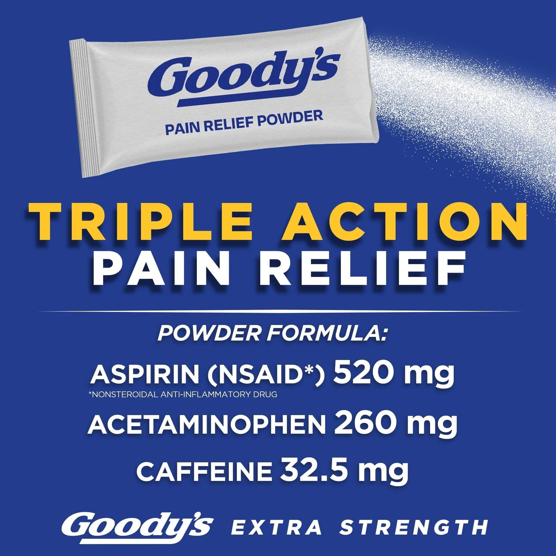 Goody's Pain Relief Powders, Extra Strength Headache Powder, 50 ct (Pack of 1) Goody's Au supplements