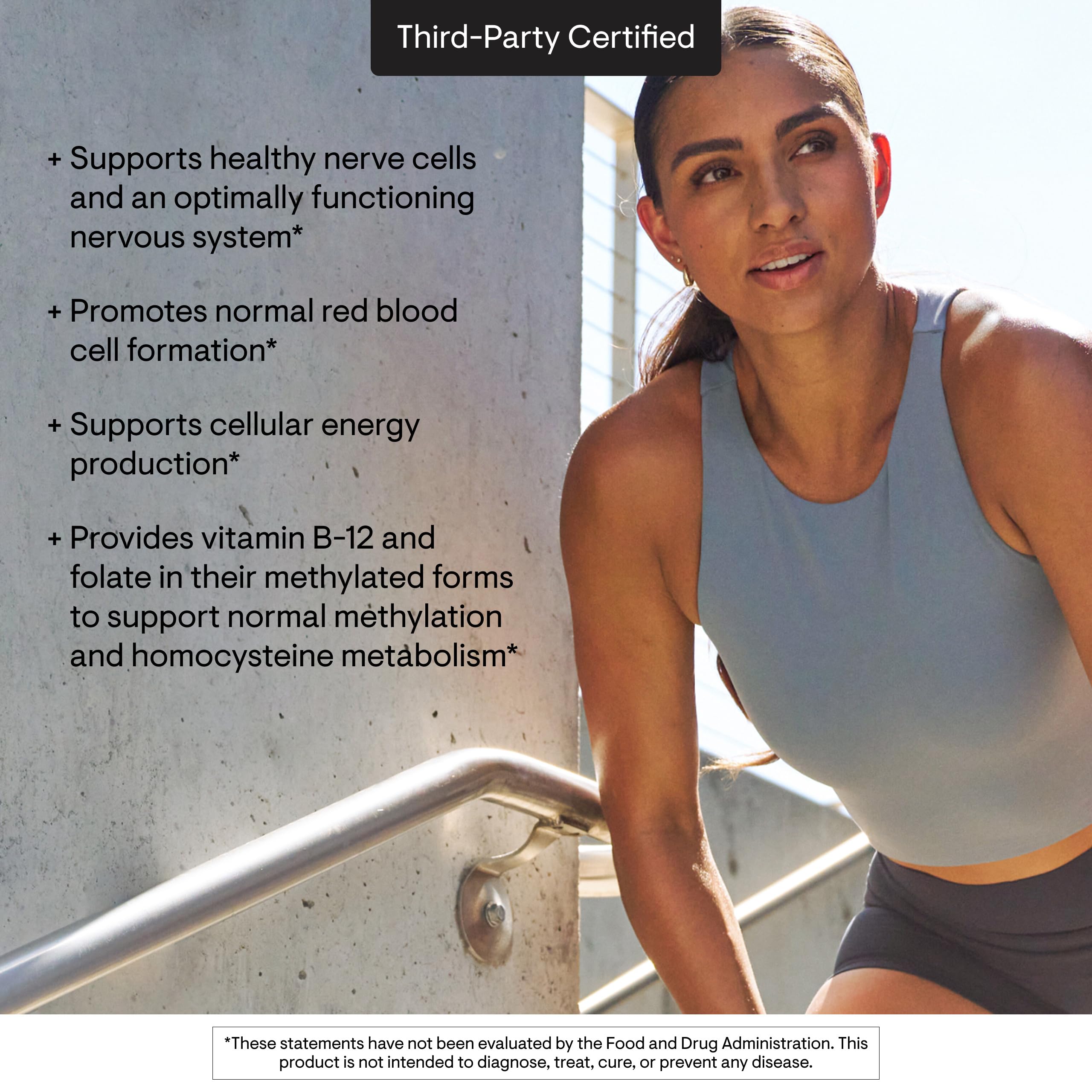 THORNE - B-Complex #12 - Vitamin B Complex with Choline Supplement - Supports Cellular Energy Production & a Healthy Nervous System* - Third-Party Certified