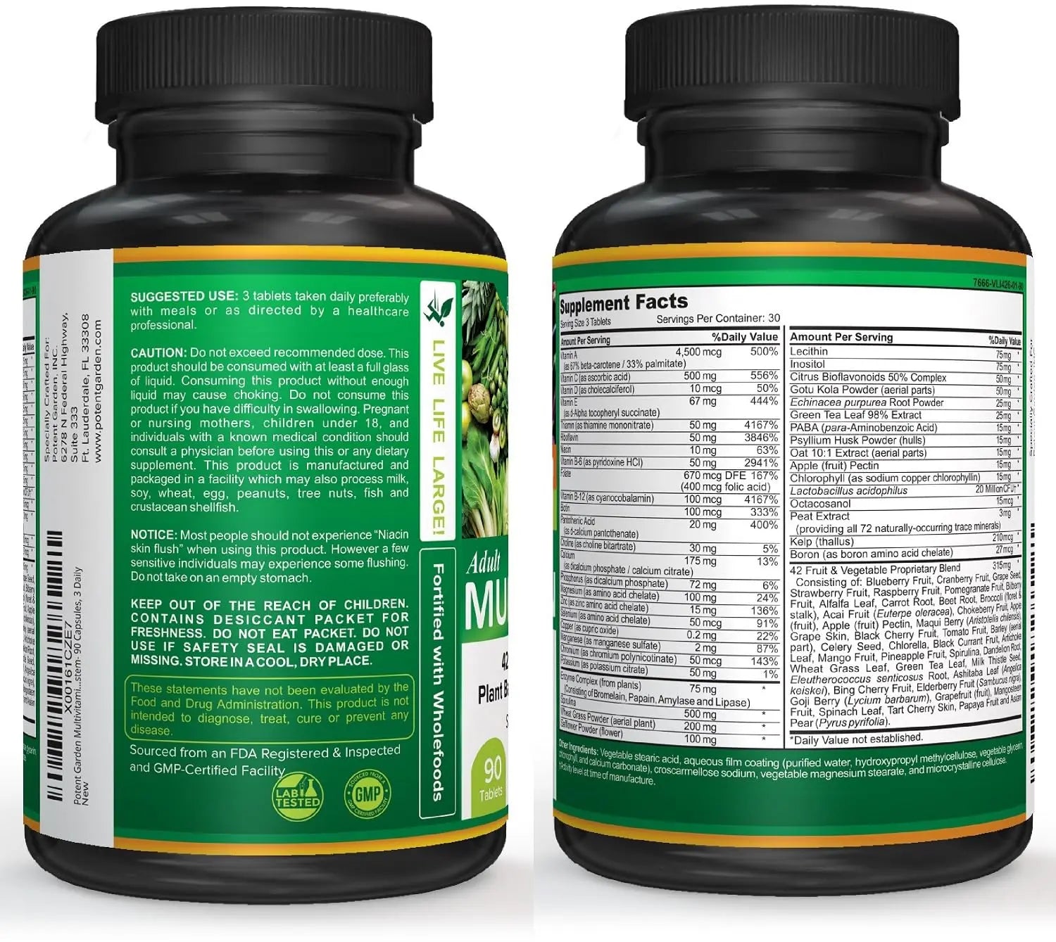 Potent Garden Daily Nutrition Bundle – Superfood Greens + Multivitamin Potent Garden Au supplements