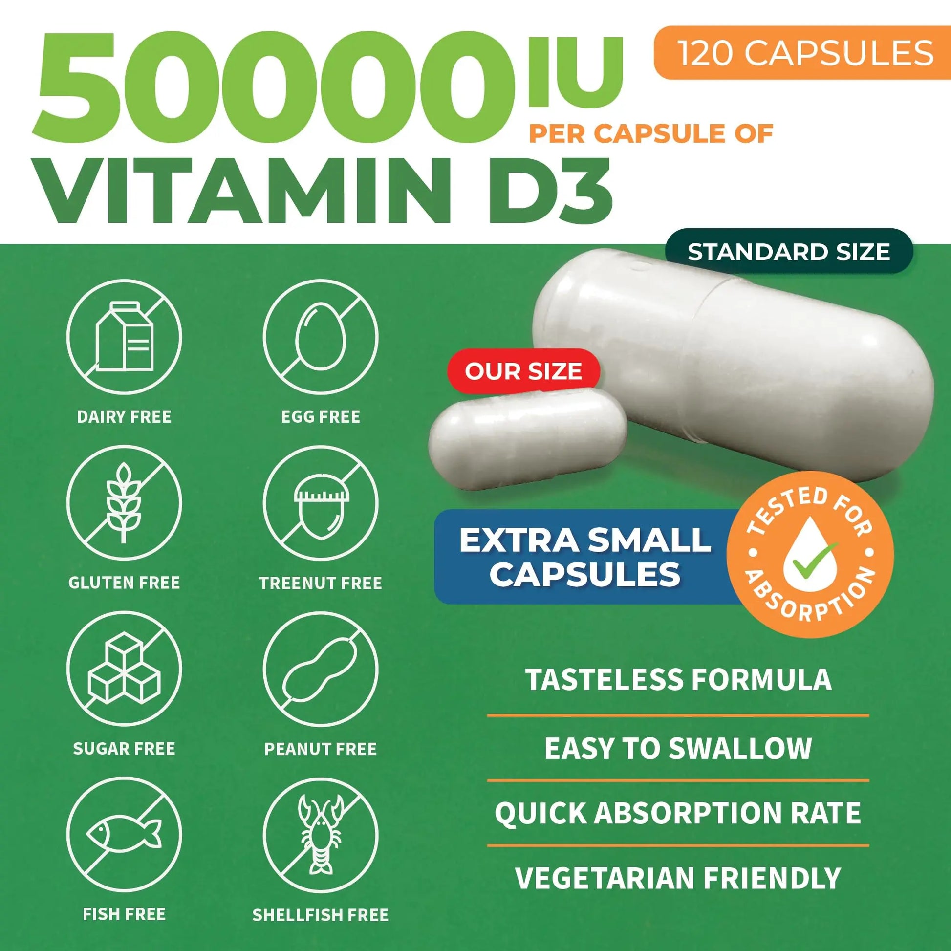 ForestLeaf - Vitamin D3 IU Weekly Supplement - Vitamin D Capsules for Bones ForestLeaf Au supplements