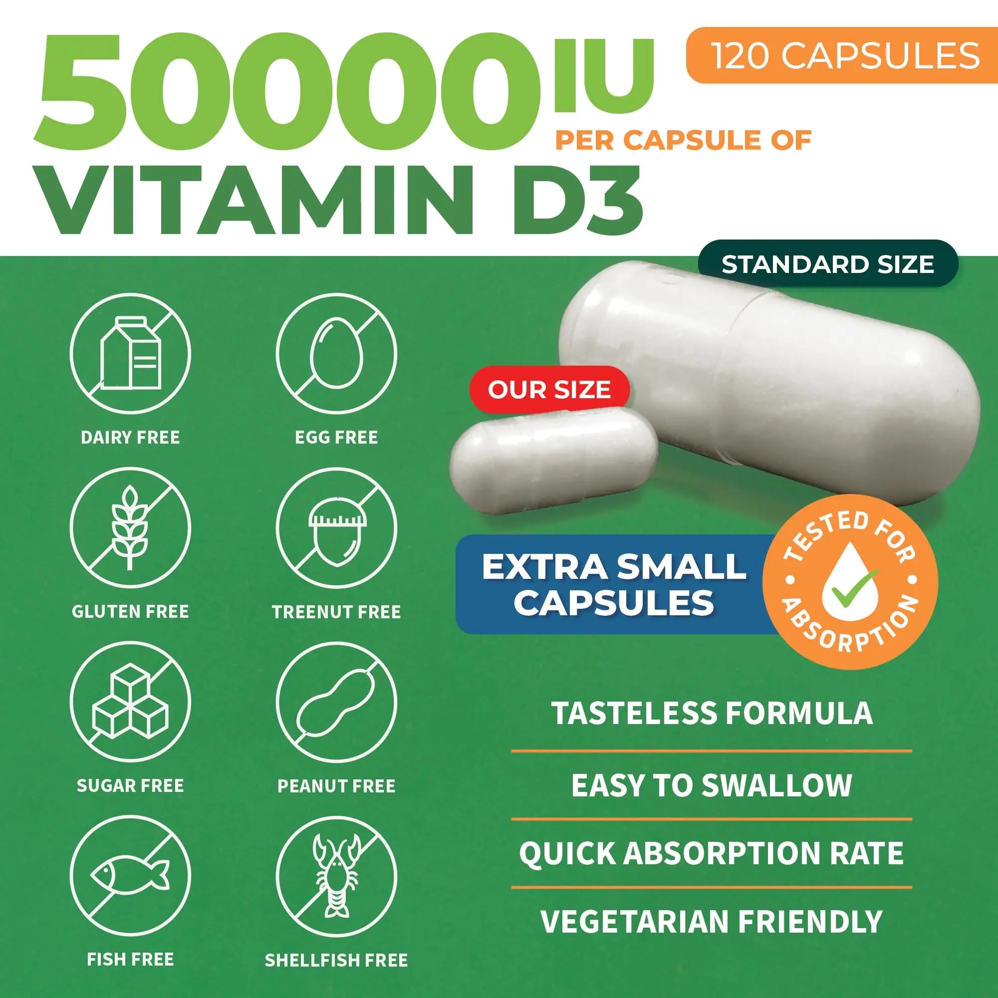 ForestLeaf - Vitamin D3 IU Weekly Supplement - Vitamin D Capsules for Bones ForestLeaf Au supplements