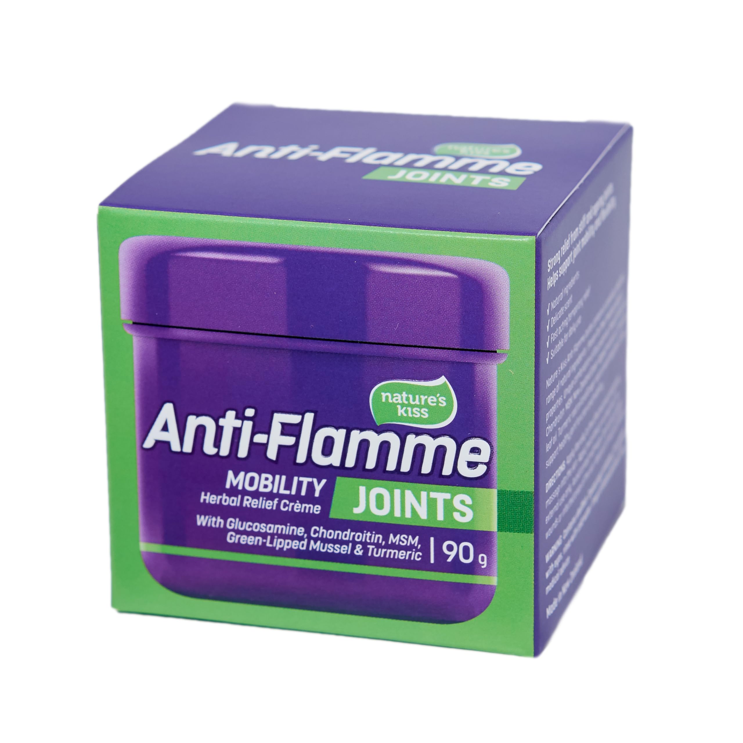 Nature's Kiss - Anti-Flamme Joints - Herbal Cream for Joints - 3oz Tub (90g) Nature's Kiss Au supplements