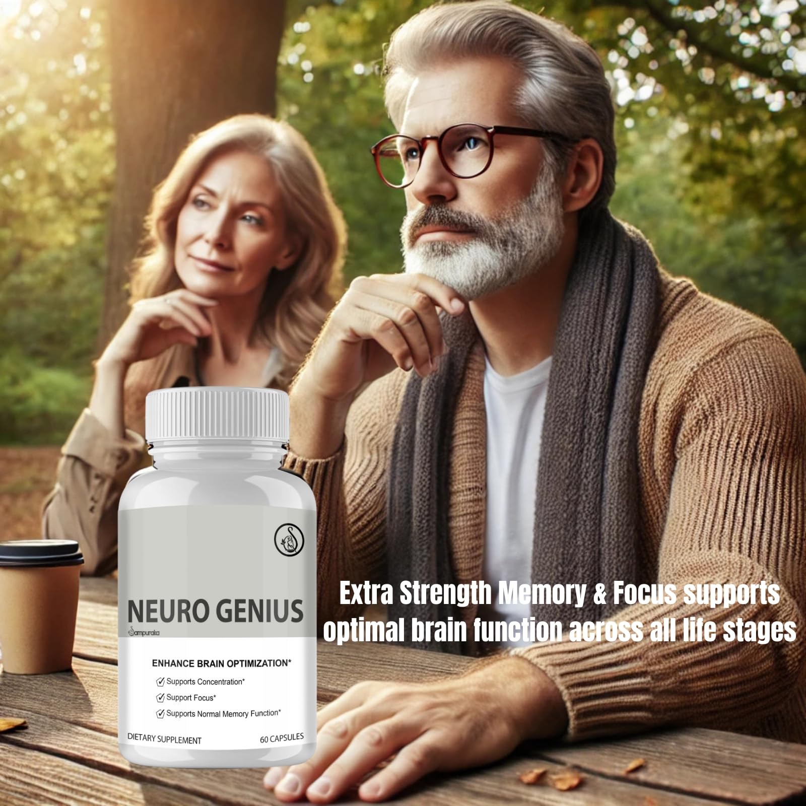 Neuro Genius Advanced Cognitive Support Supplement to uplock Brain Potential Sampuraka Au supplements