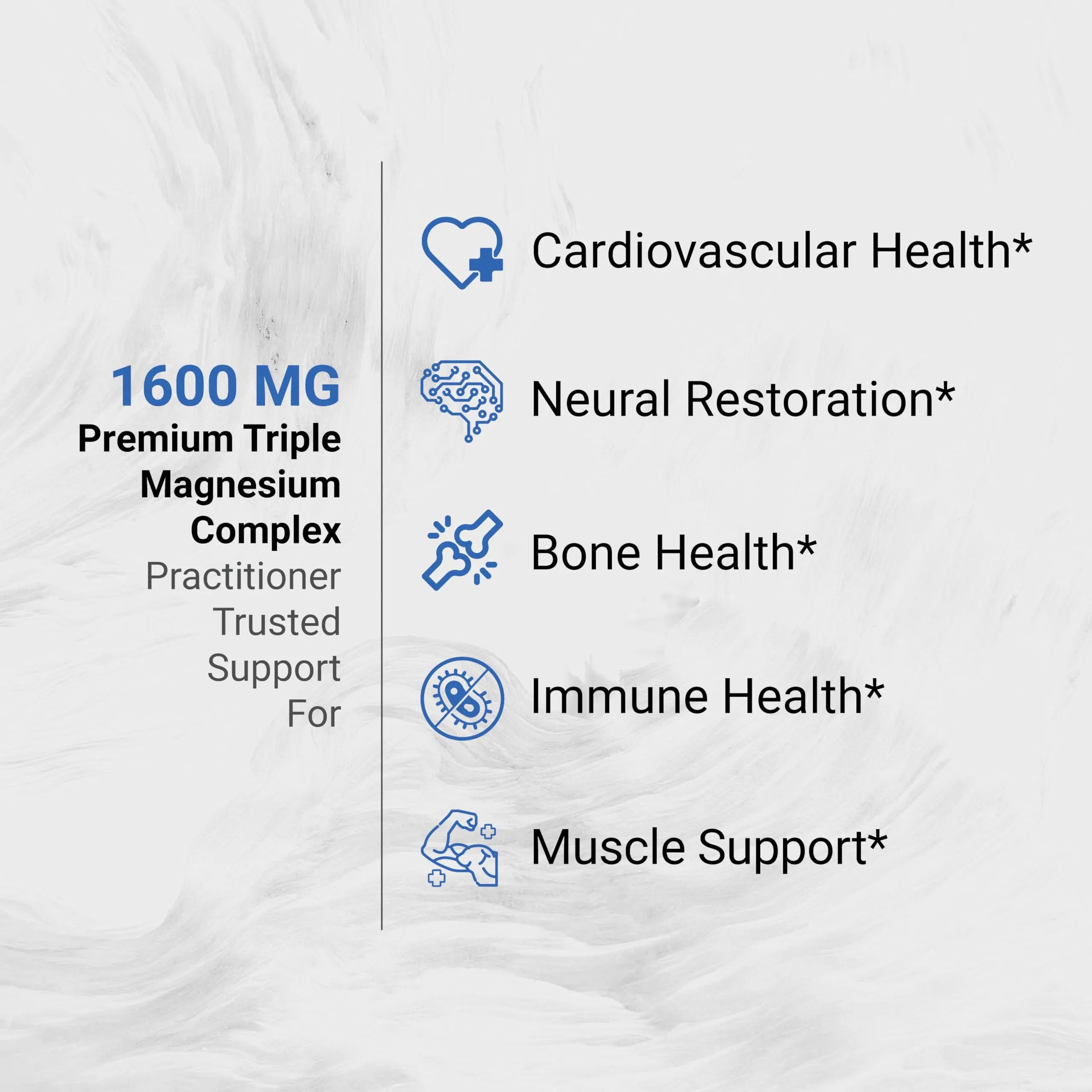 Naturalis Vegan Triple Magnesium Complex | Chelated Glycinate, Citrate & Oxide 1600mg Delivers 250mg Elemental Magnesium | Easily Absorbed for Stress, Muscle, Heart, Bone Support* | 60 Softgels Naturalis Au supplements