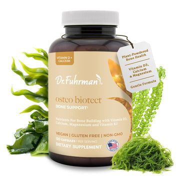 Dr. Fuhrman Osteo Bone Health Supplement | Wholefood Supplement for Women & Men | Vitamin for Bone Density | Organic Vitamin D3, Calcium, Magnesium & K2 | Natural Ingredients | 120 Caps Dr. Fuhrman Au supplements