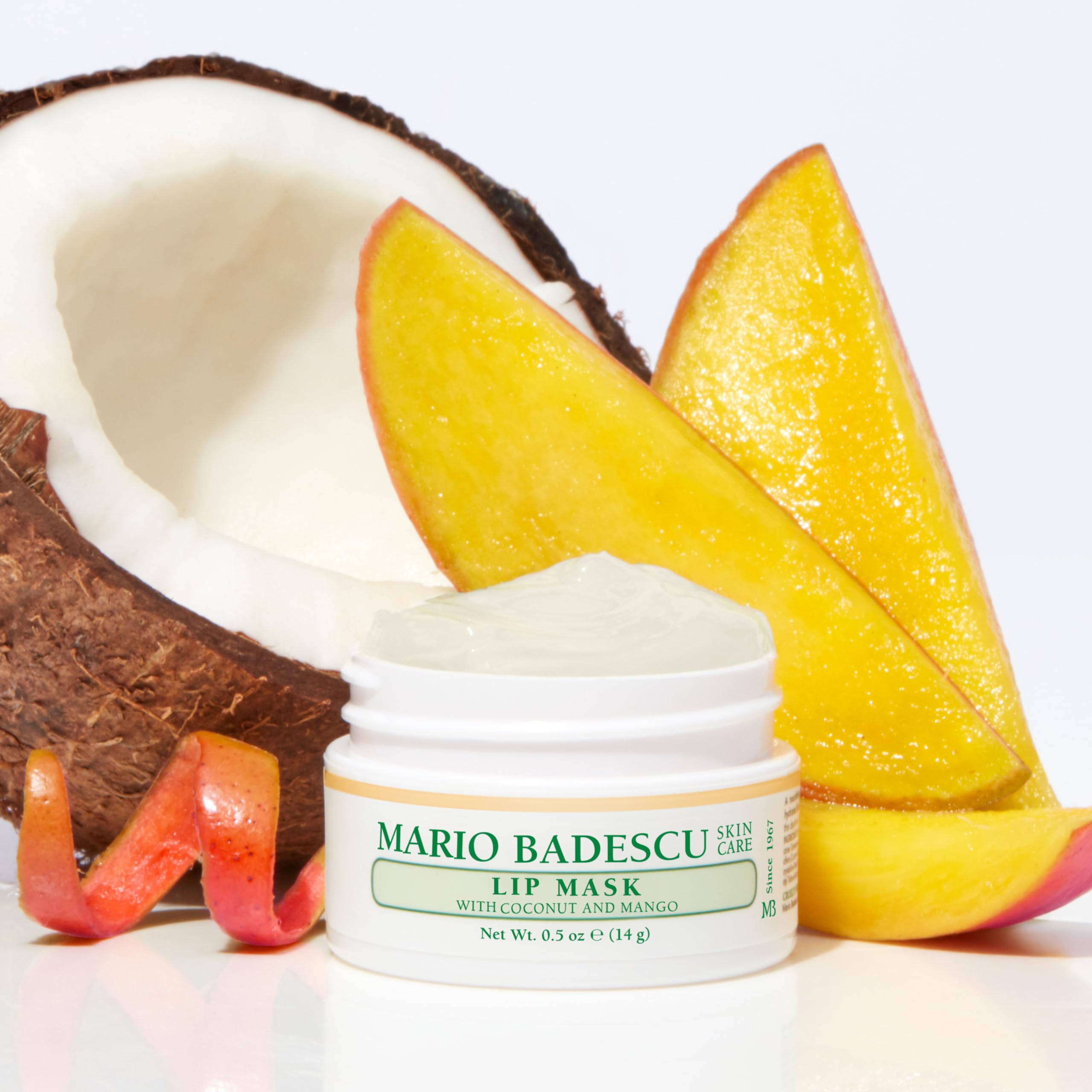 Mario Badescu Lip Mask with Coconut and Mango for All Skin Types, Overnight Lip Treatment Enriched With Skin Softening Coconut Oil, Sunflower Seed Oil and Hydrating Shea Butter, 0.5 Ounces Mario Badescu Au supplements