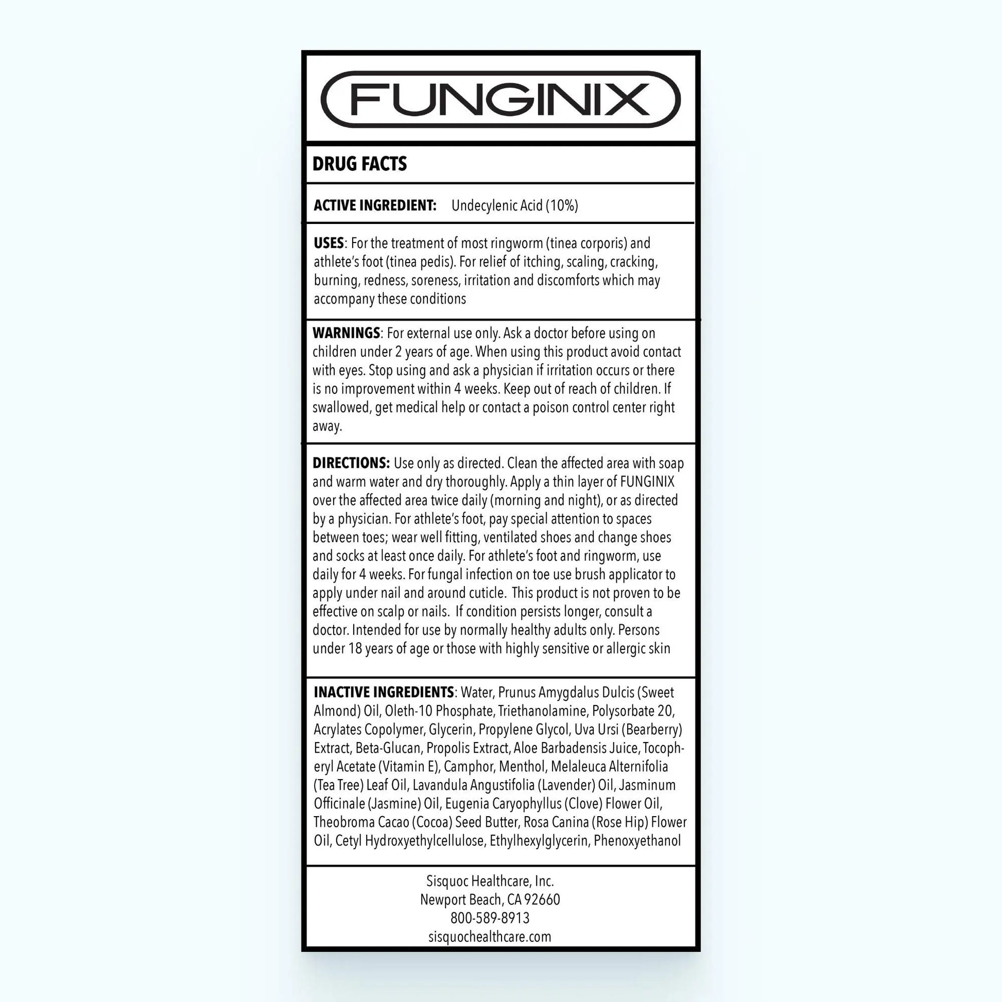 FUNGINIX Healthy Nail Formula - Finger And Toe Fungus Treatment, Made In USA, Foot FUNGINIX Au supplements