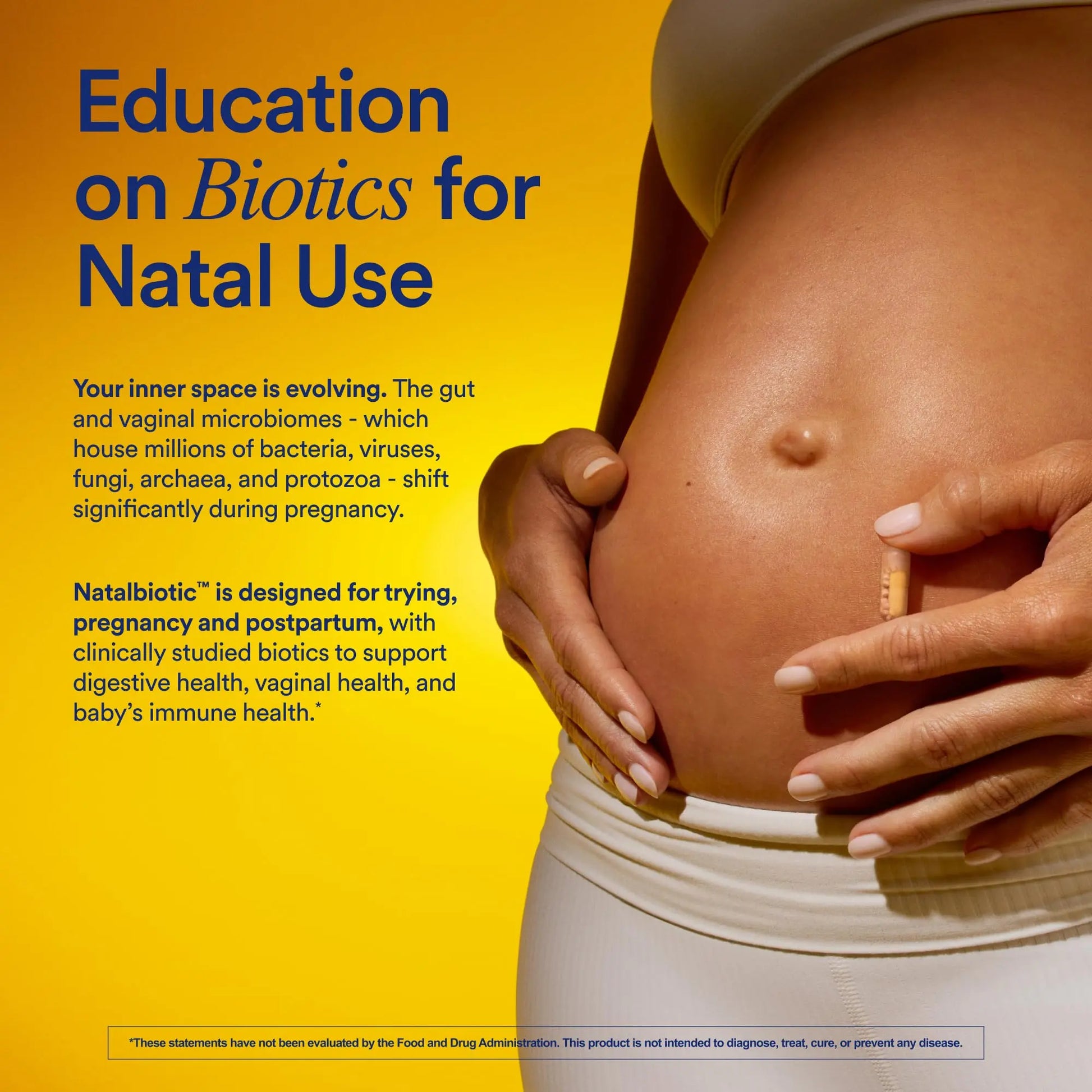 Ritual Natalbiotic™ Microbiome Support†* Biotics for Mom & Baby. Formulated to Support Digestive Health, Vaginal Health, and Baby’s Immune Health.* Designed with OB/GYNs‡. Non-GMO, Vegan, 30 Days Ritual Au supplements