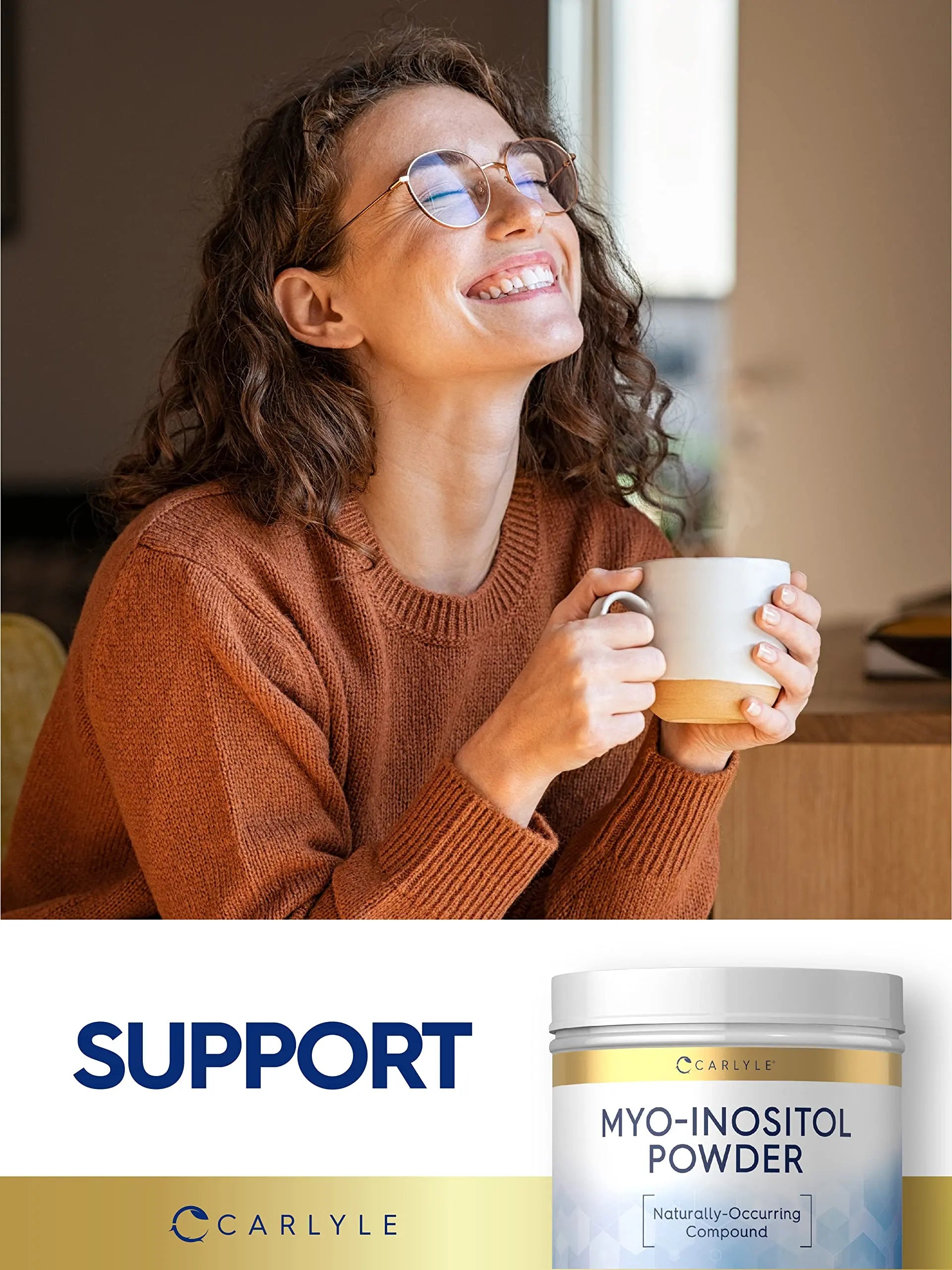 Carlyle Myo-Inositol Powder Supplement | 1.5 lbs | Naturally Occuring Compound Carlyle Au supplements