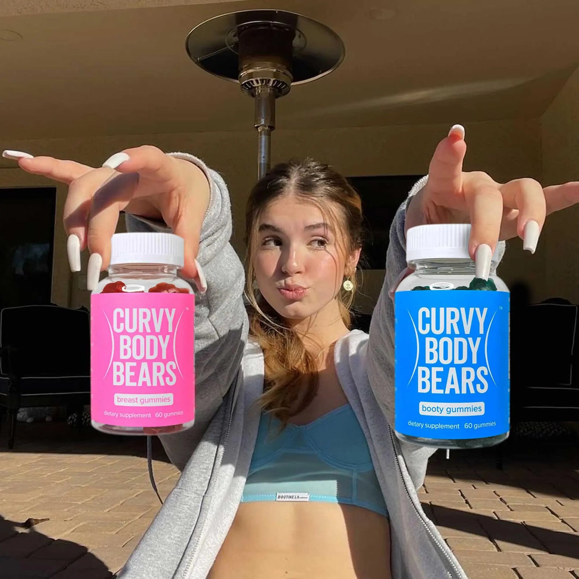 Curvy Body Bears Gummies Combo Pack - Chest and Bum Gummies - Workout Aid Curvy Body Bears Au supplements