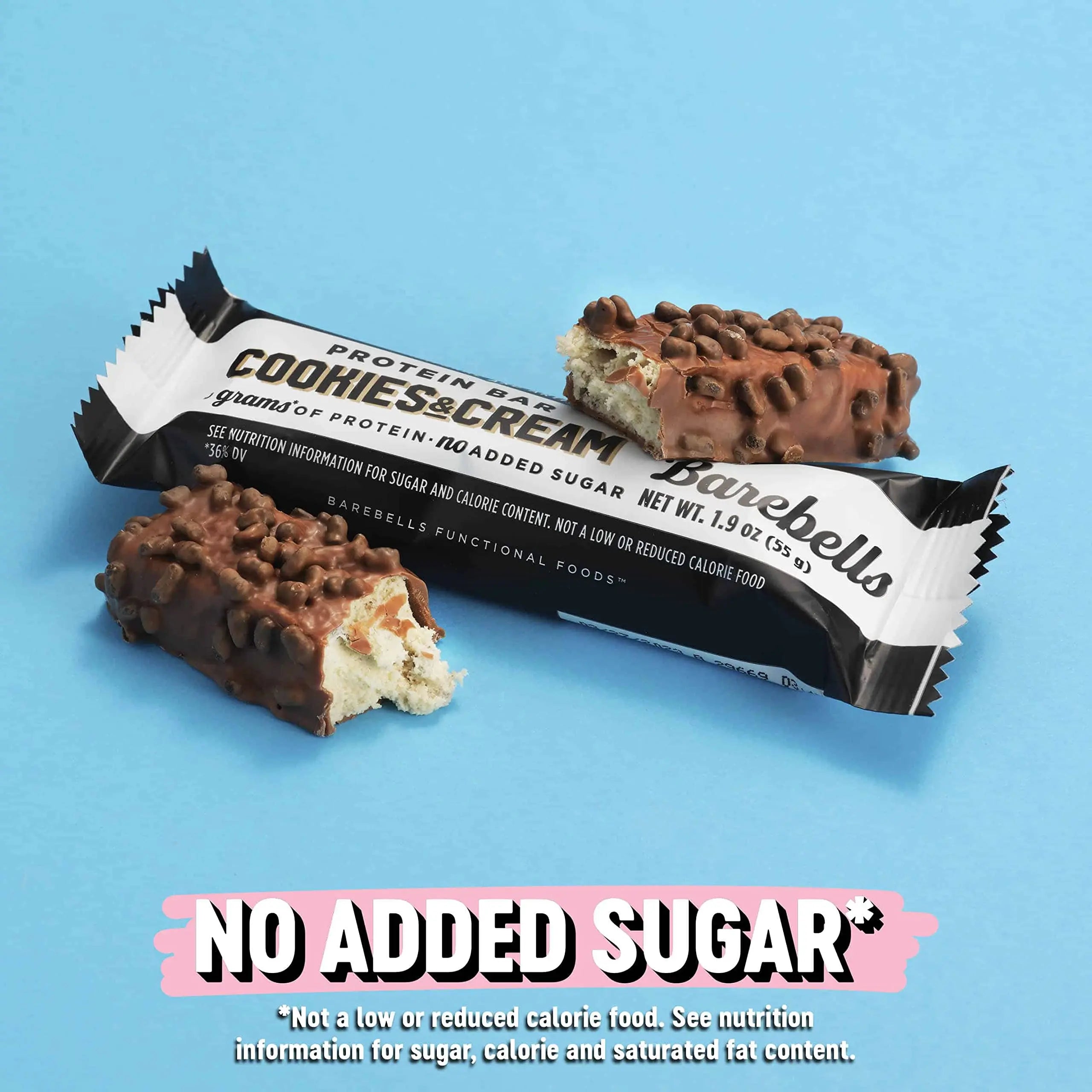 Barebells Protein Bars Cookies & Cream - 12 Count, 1.9oz Bars - Protein Snacks with 20g BAREBELLS Au supplements